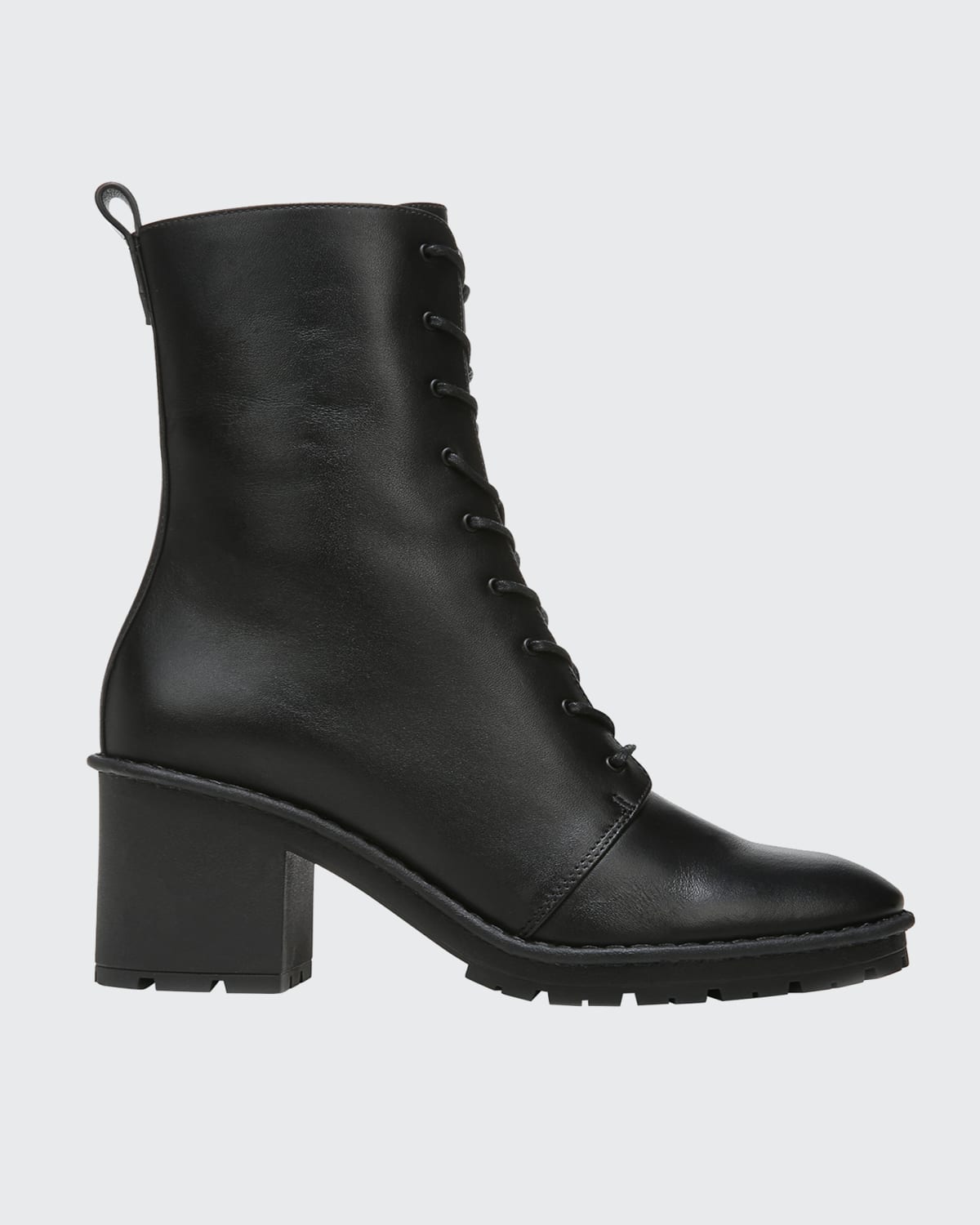 Vince Henderson Leather Lace-up Boots In Black | ModeSens