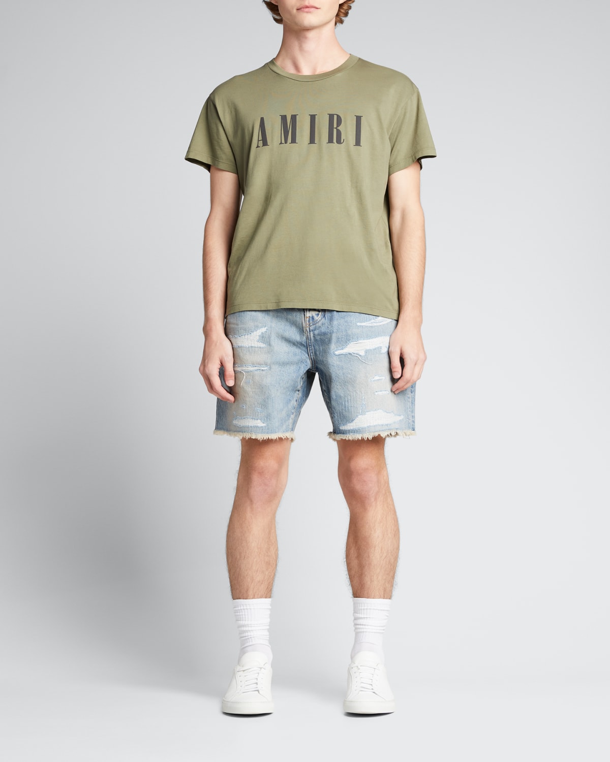 mike amiri jean shorts