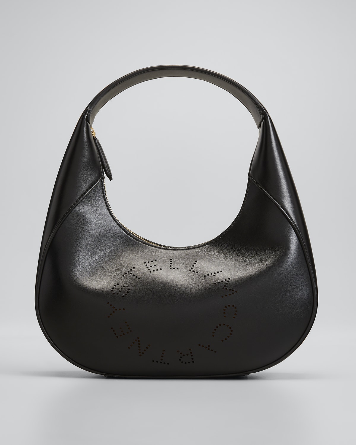 BruceGlen Logo Mini Egg Metallic Leather Hobo Bag - ShopStyle