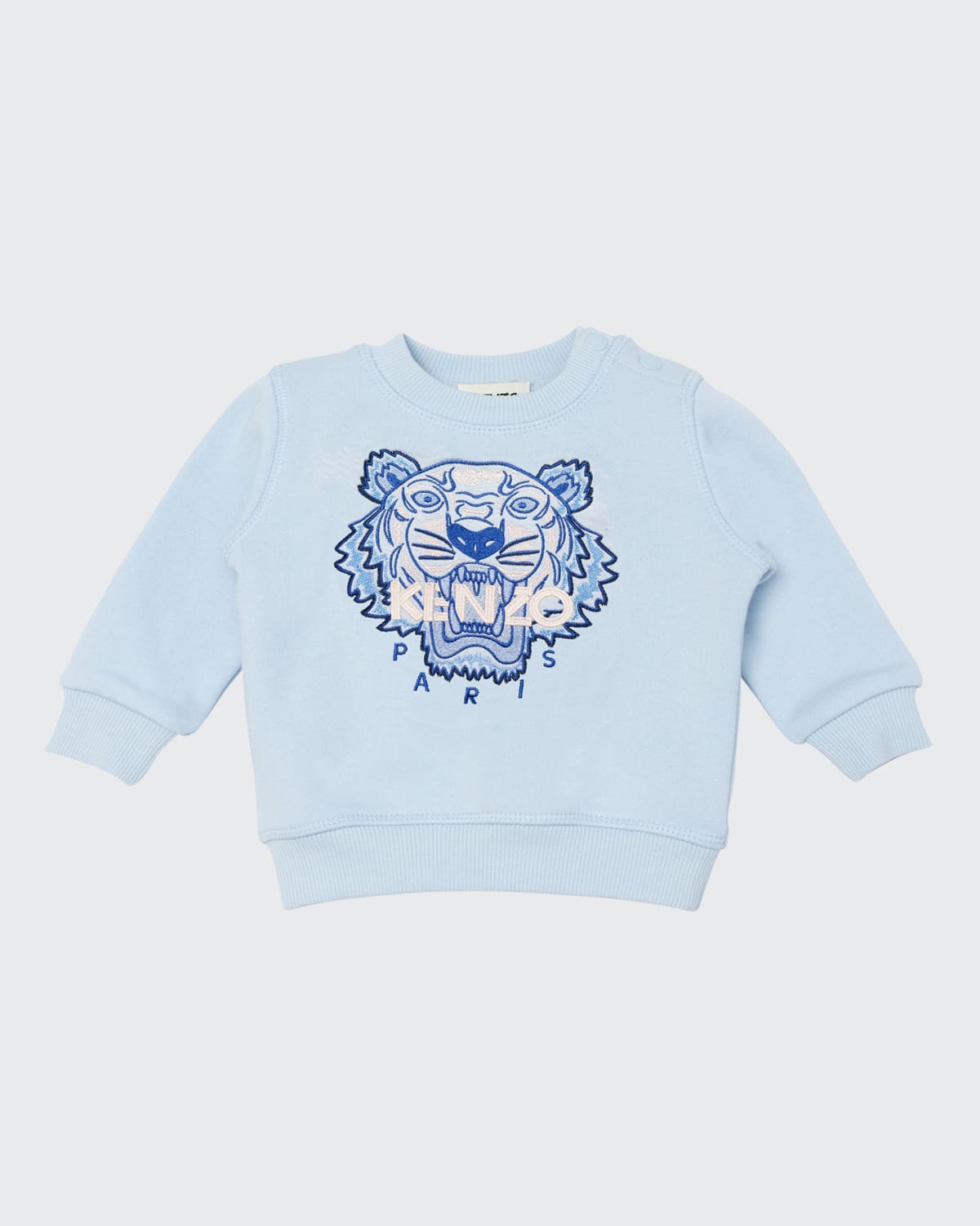 Kenzo Boys' Tiger Sweatshirt - Little Kid In 77d Faded Blue