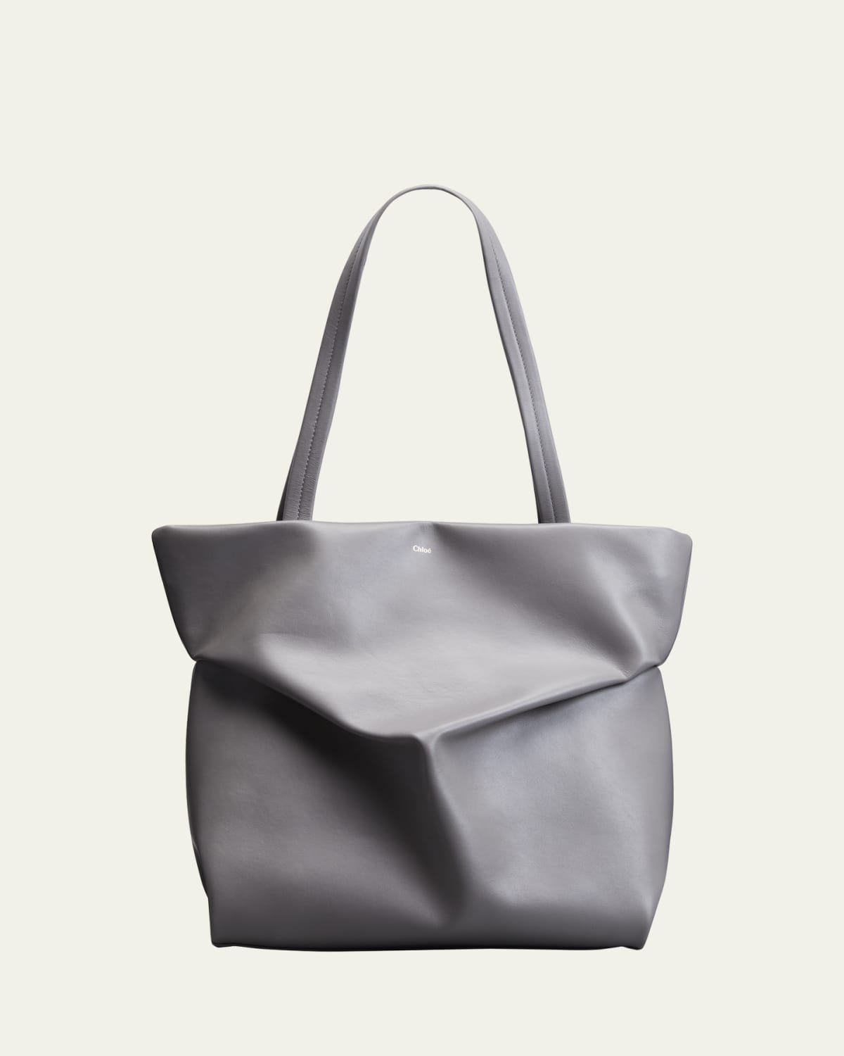 Gray Open Top Tote Bag | bergdorfgoodman.com