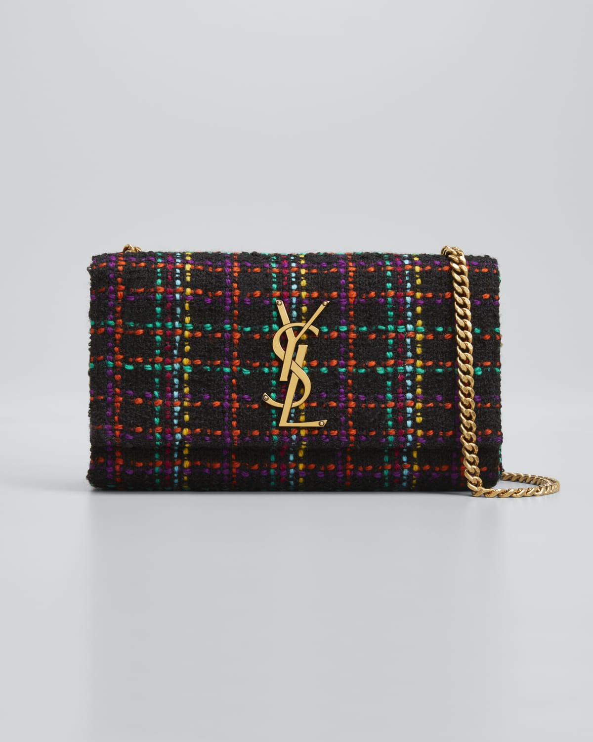 Ysl best sale tweed bag