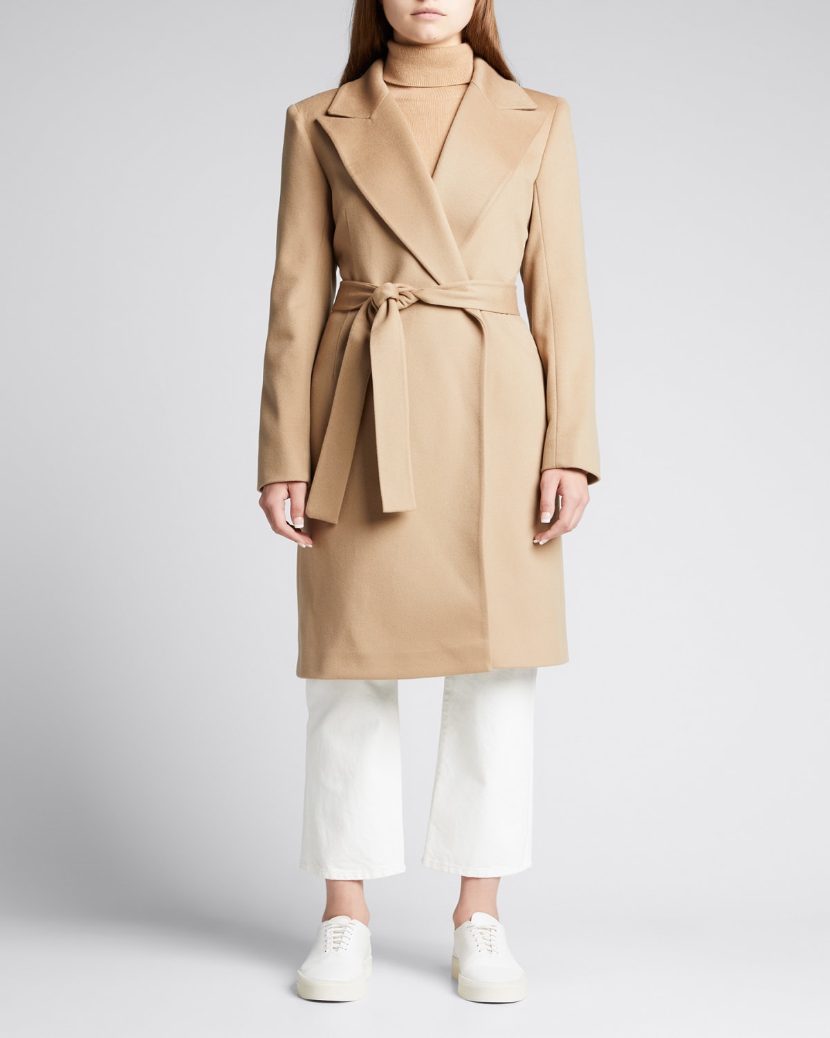 fleurette wrap coat