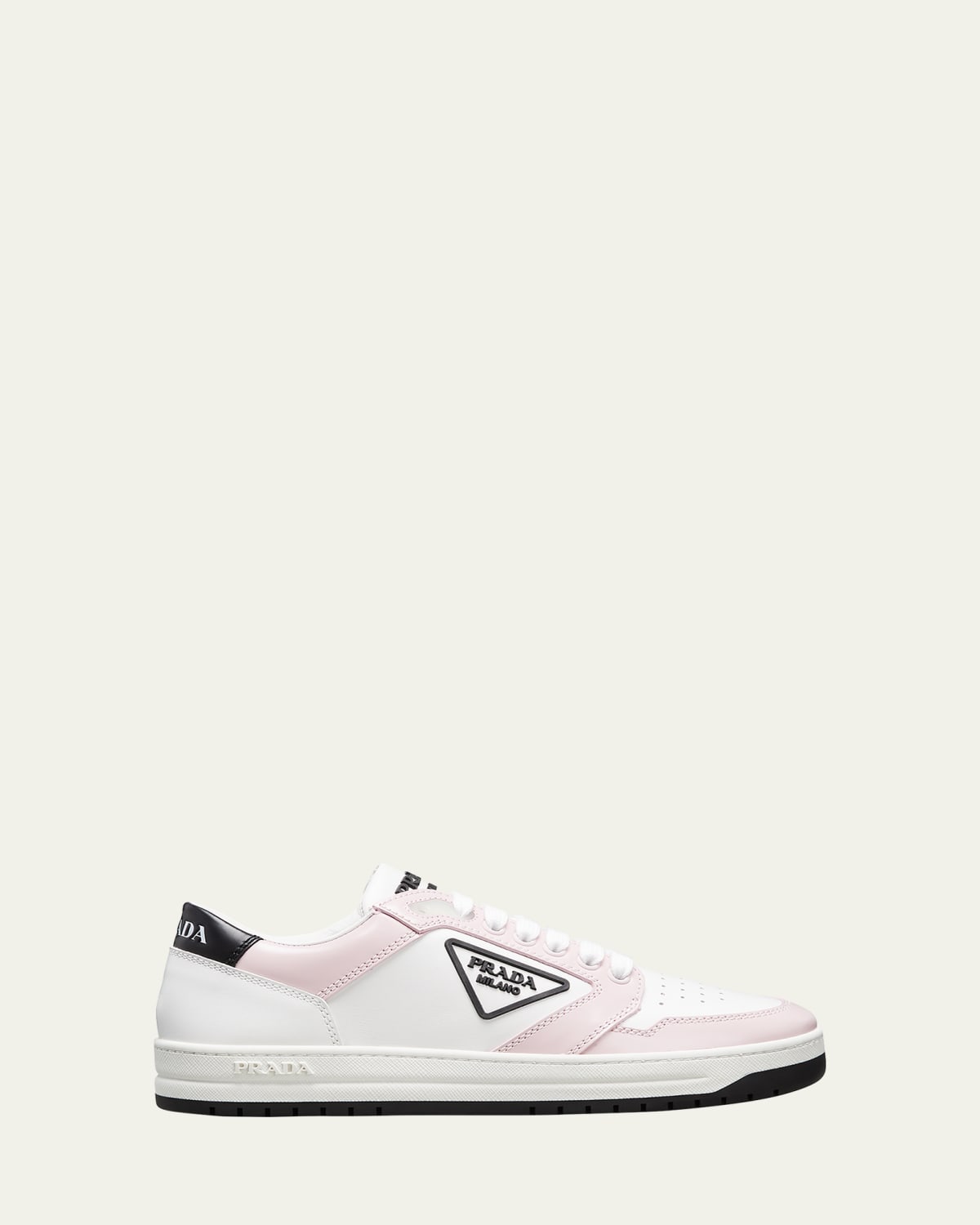 prada pink and white sneakers