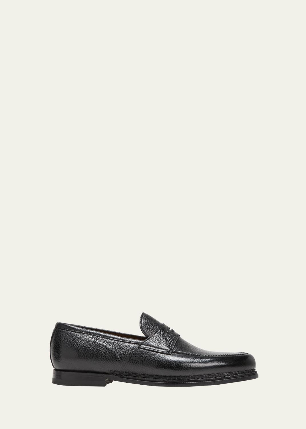 Bontoni Passeggio Black Suede Venetian Loafer Slip On Shoes Men’s 10 NWOT Black Suede Venetian (Men) main image 2