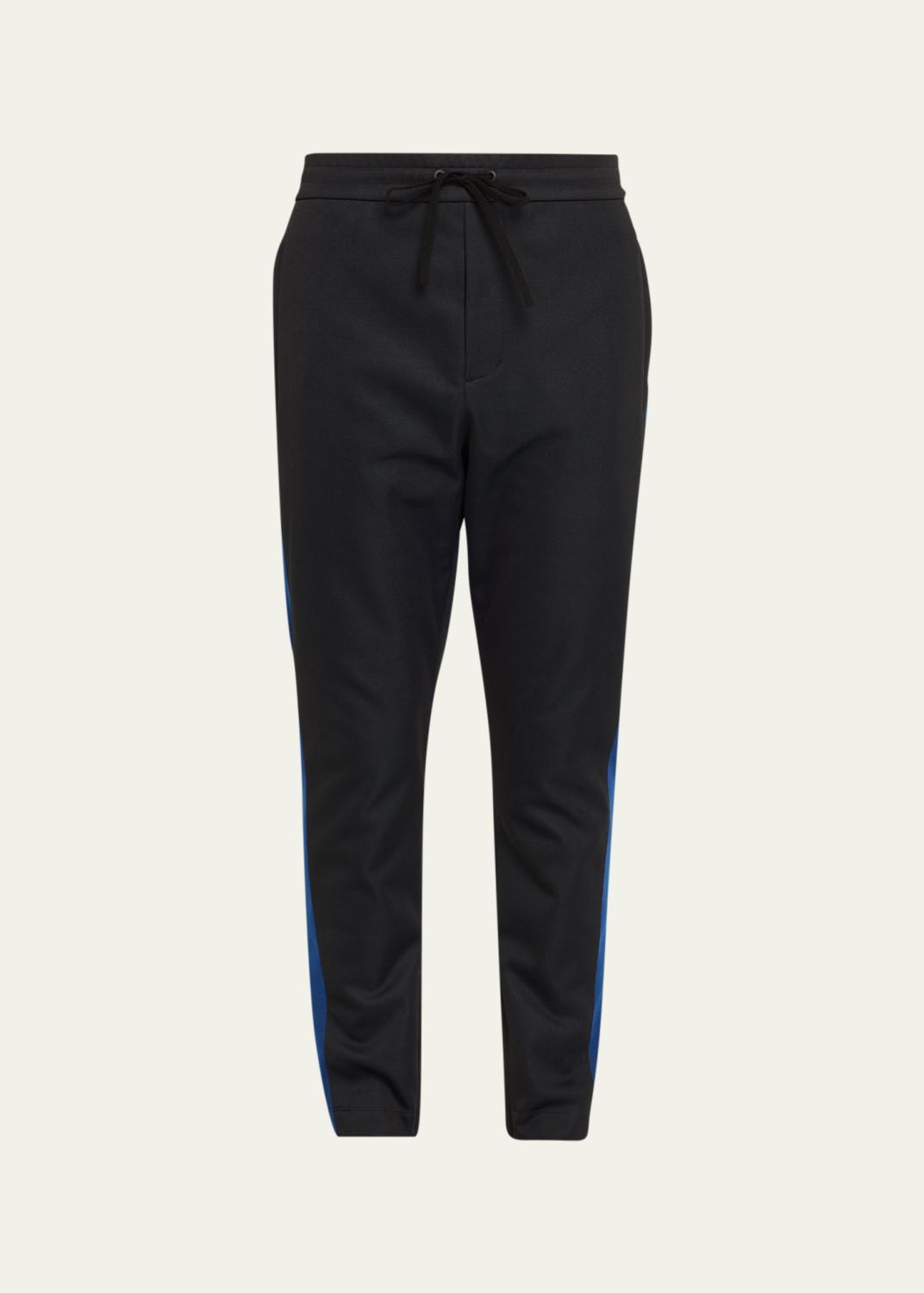 sacai Men's Sponge Barrel-Leg Sweatpants - Bergdorf Goodman