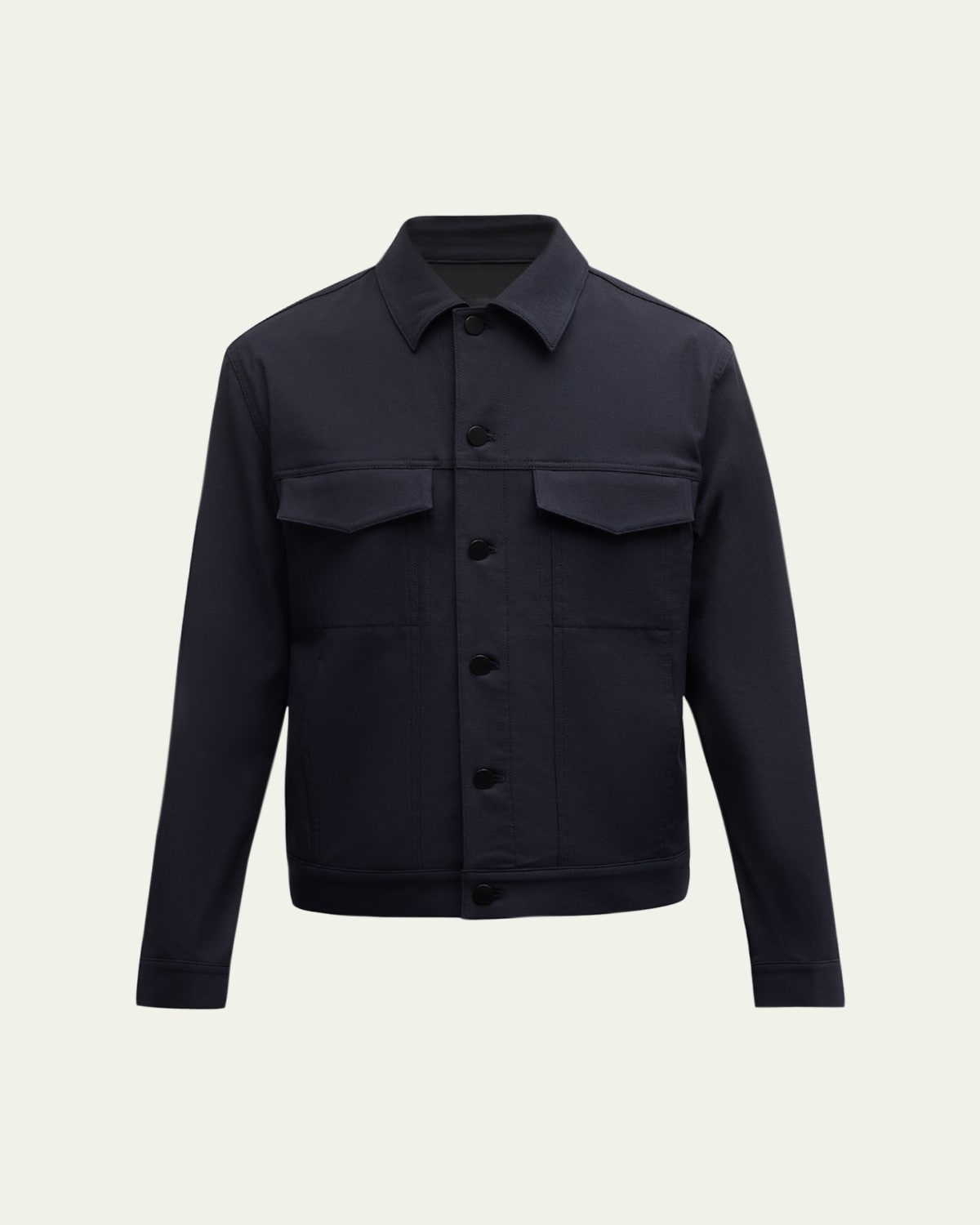 Theory Men's Hazelton Leather Blouson Jacket - Bergdorf Goodman