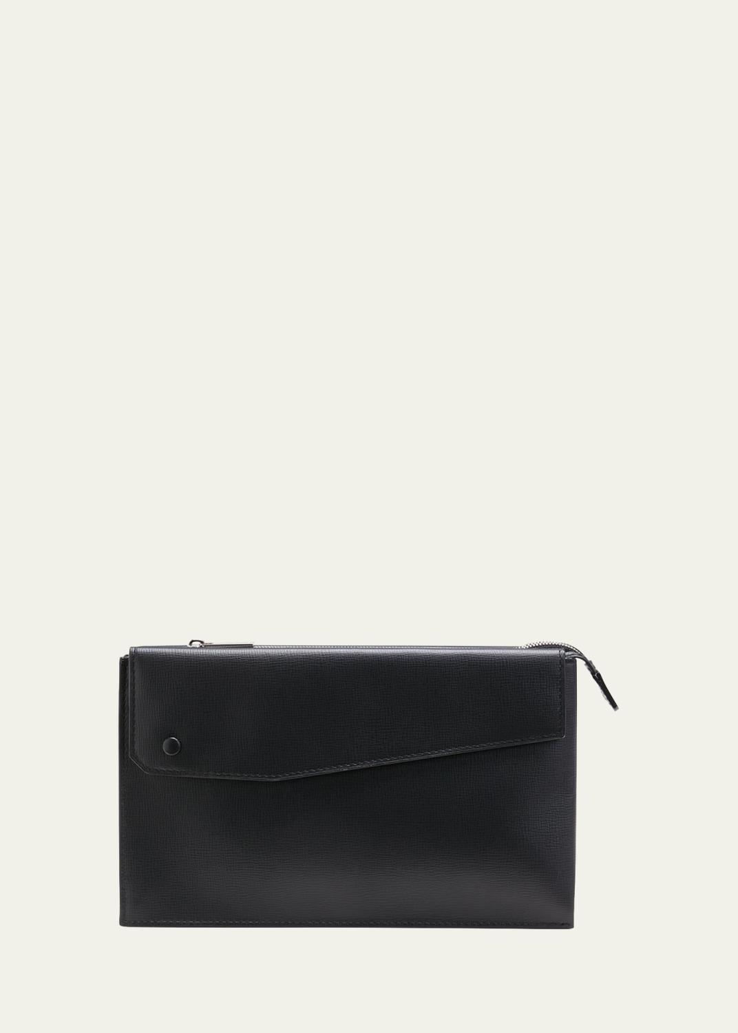 Homme Plisse Issey Miyake Men's Pocket Large Pleated Crossbody Bag
