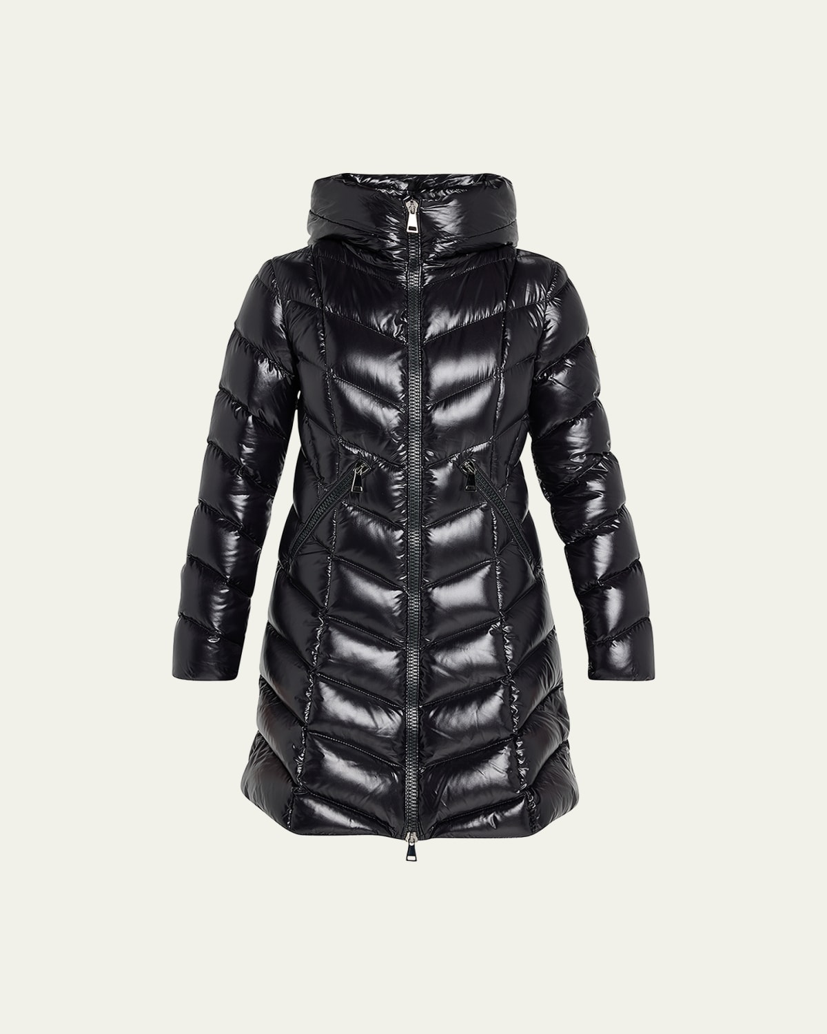 Moncler Guethary Reversible Flower-Print Long Parka | Neiman