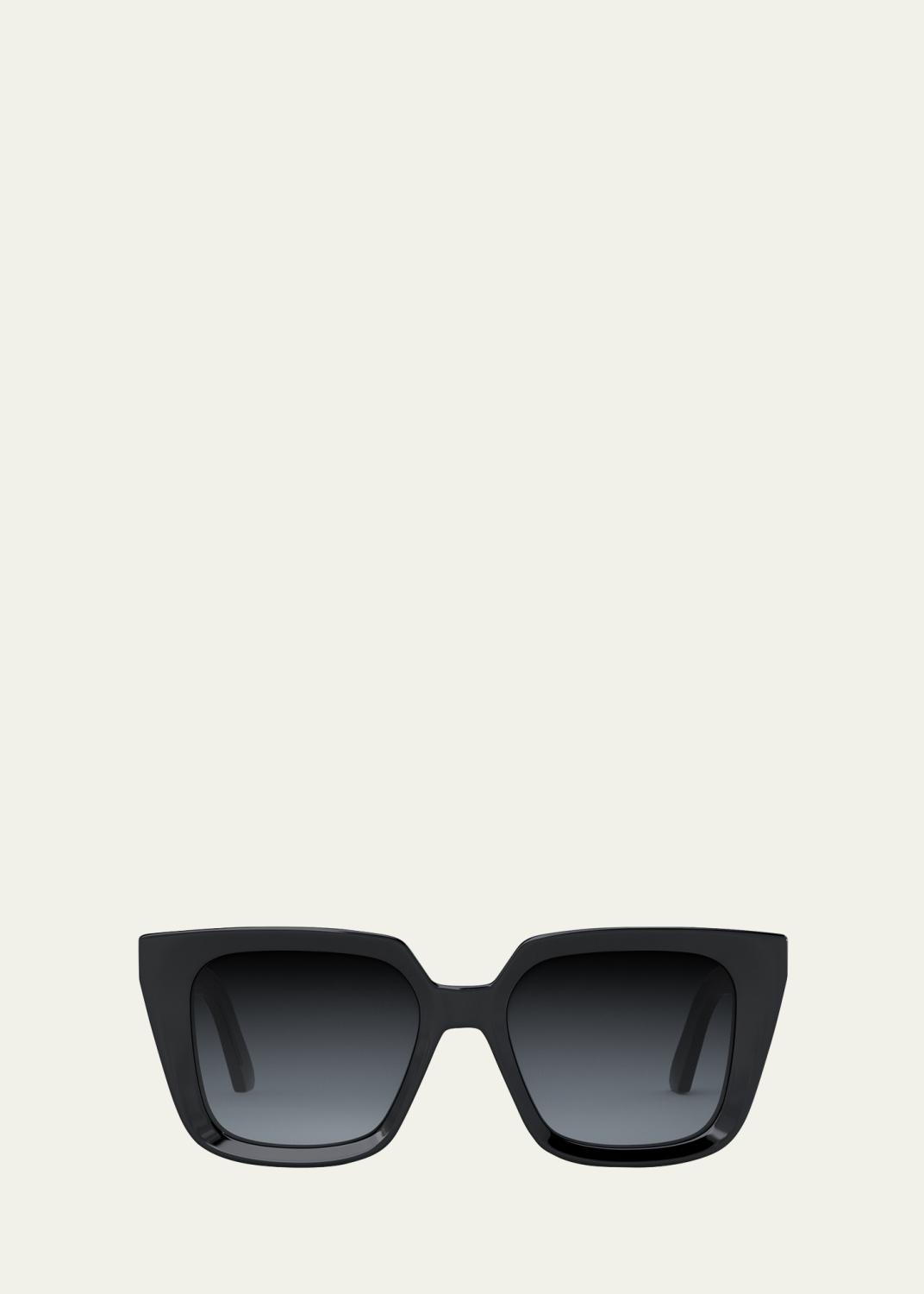 Lanvin Mother & Child Logo Rectangle Acetate Sunglasses 