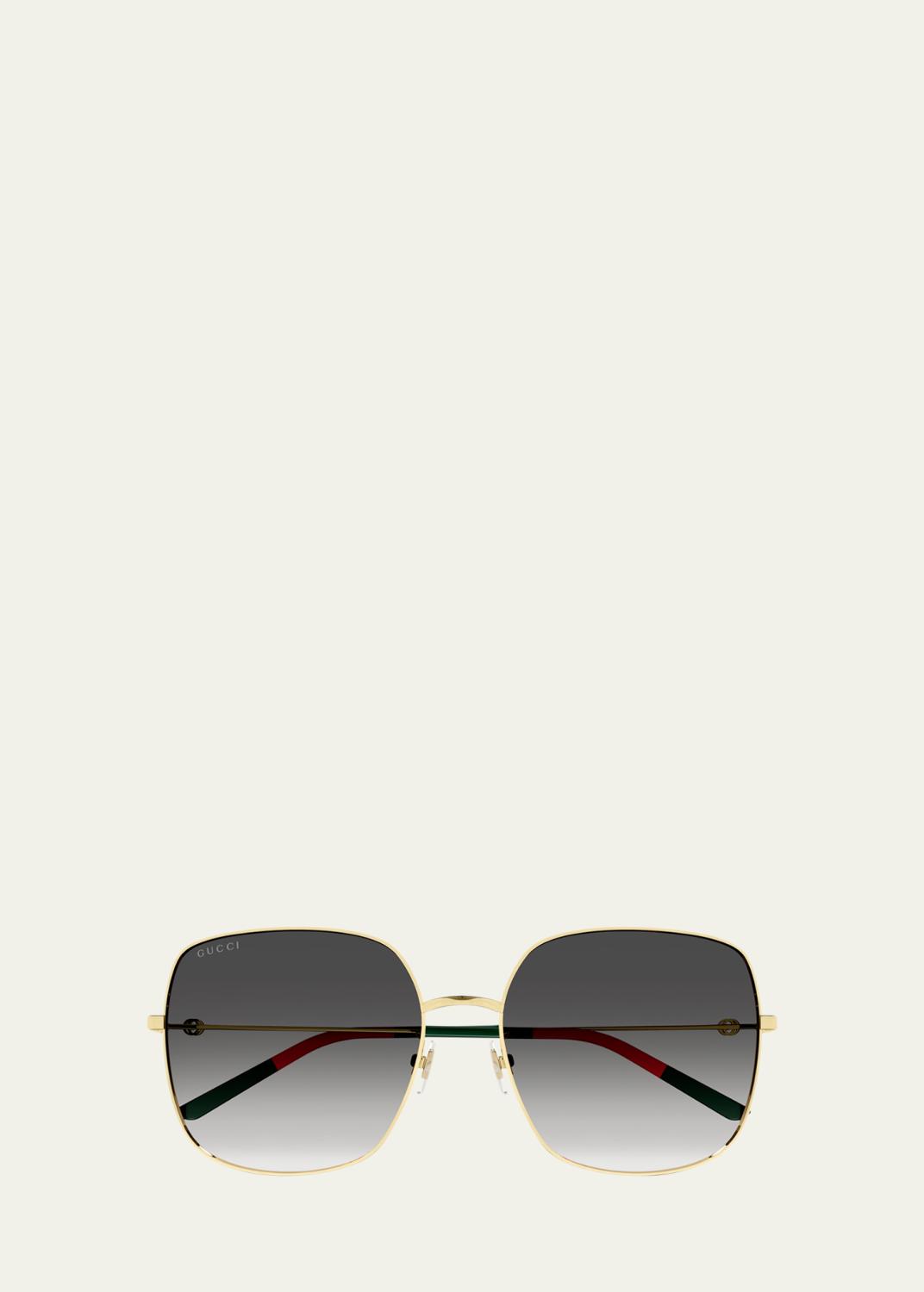 Gucci Interlocking G Oversized Square Acetate Sunglasses