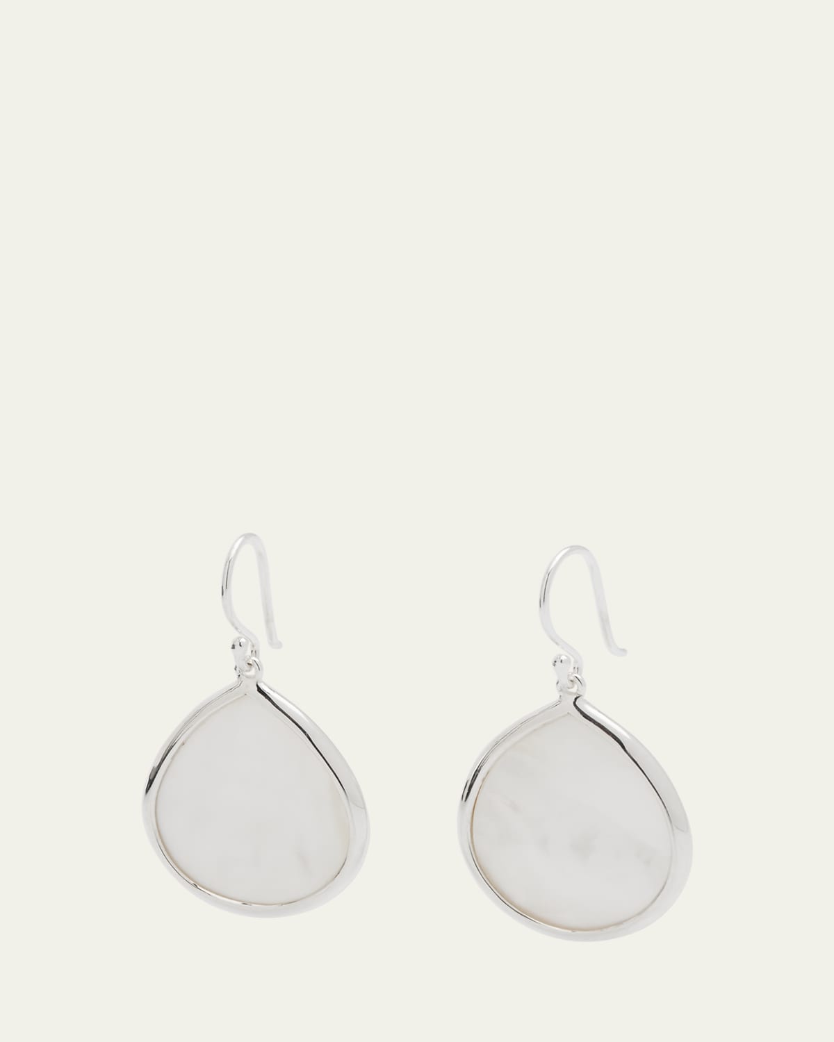 Charlotte Chesnais Wave Swing Huggie Earrings with Dalmation Stone Drop - Bergdorf Goodman