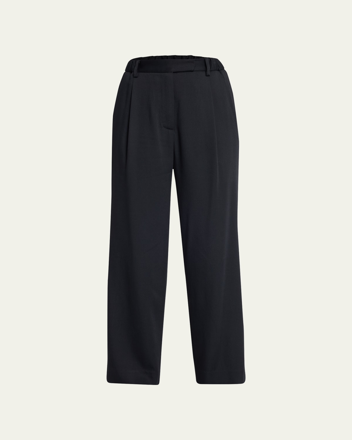 McQueen Wide Cigarette Trousers - Bergdorf Goodman