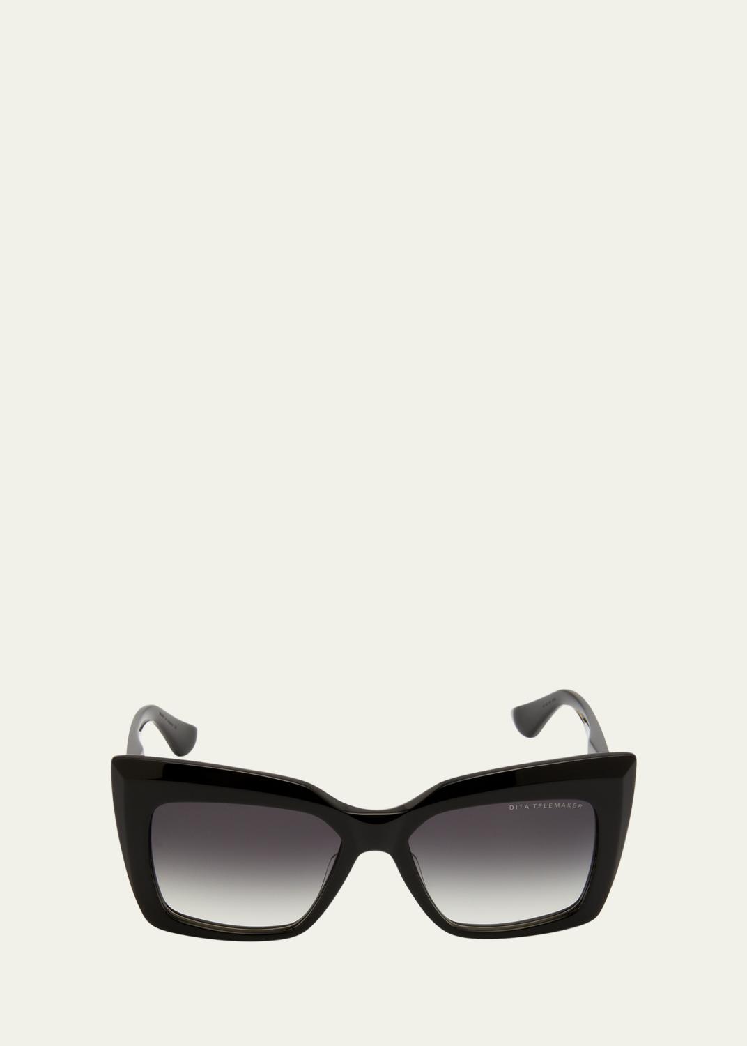 Le Specs Outlaw in Thyme - Dc Le Specs Luxe The Outlaw Oval Acetate Sunglasses - Bergdorf  main image 2