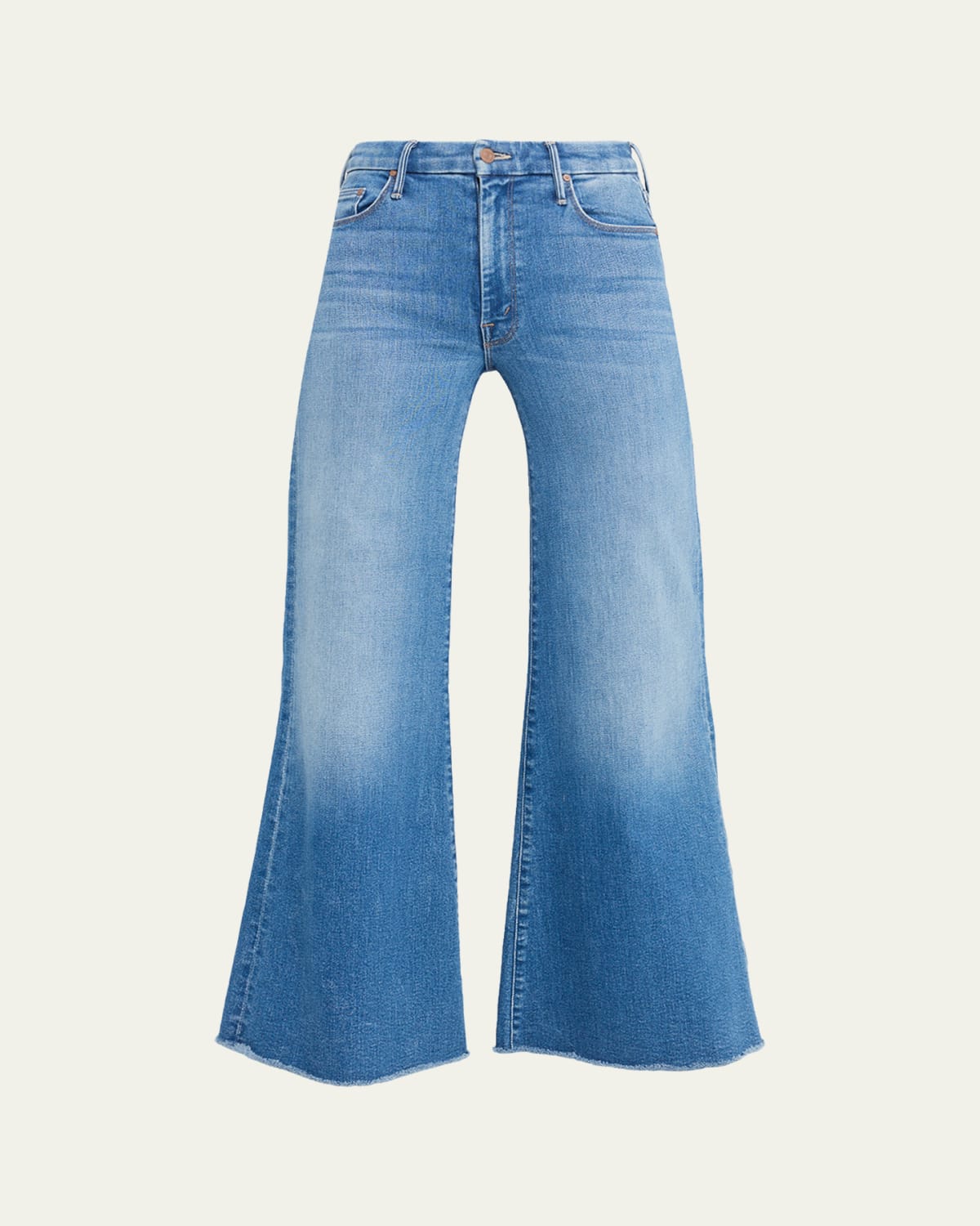 Sea Stasia Crochet-Trim Utility Jeans - Bergdorf Goodman