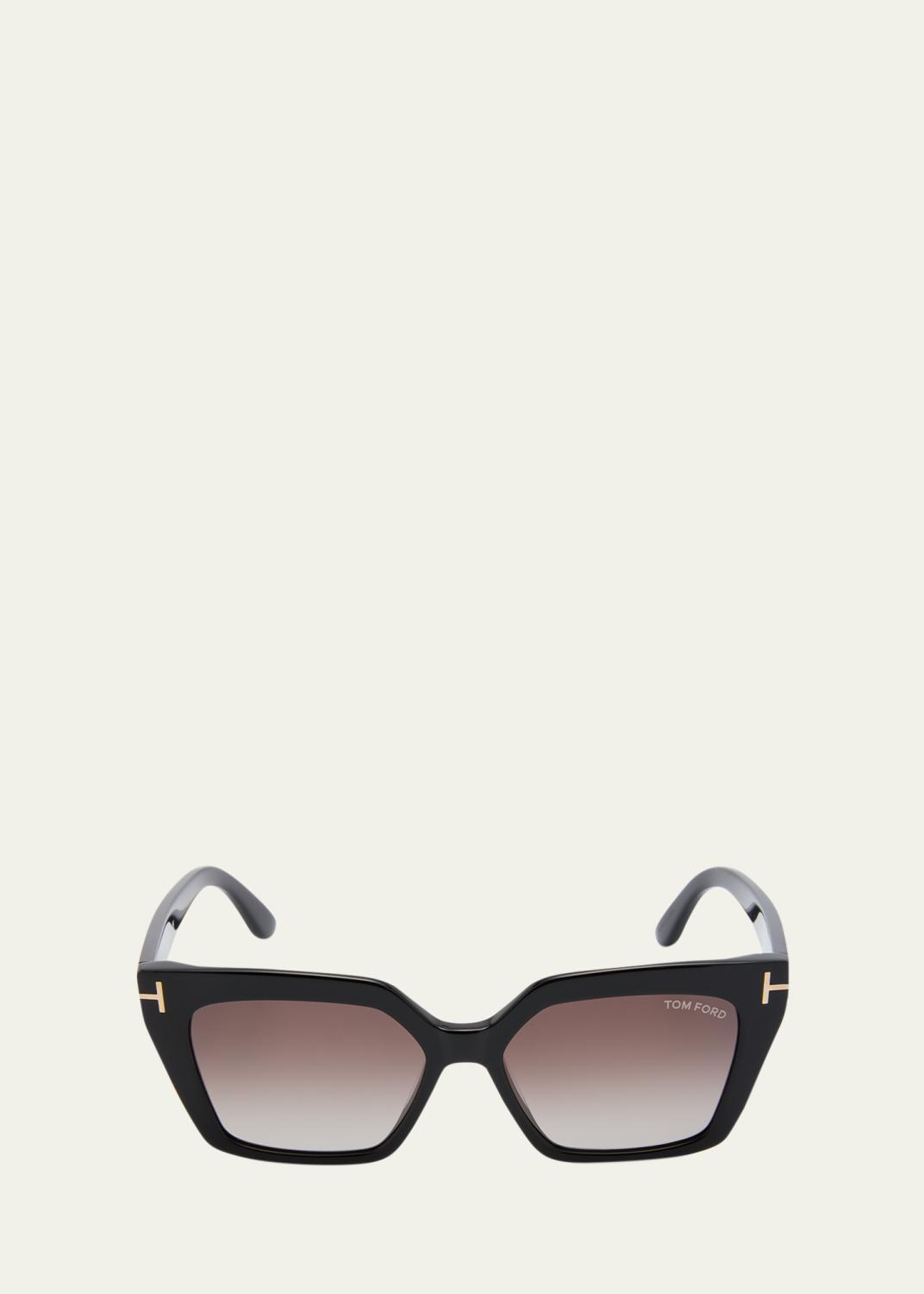 TOM FORD Simona Cat-Eye Metal & Acetate Sunglasses - Bergdorf Goodman
