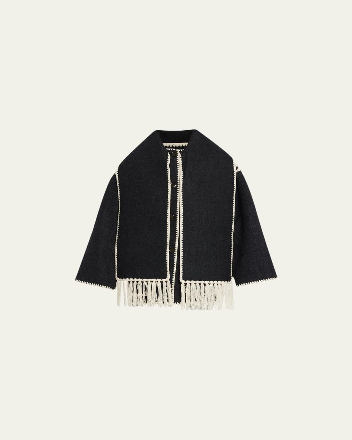 Scarf Wool Coat