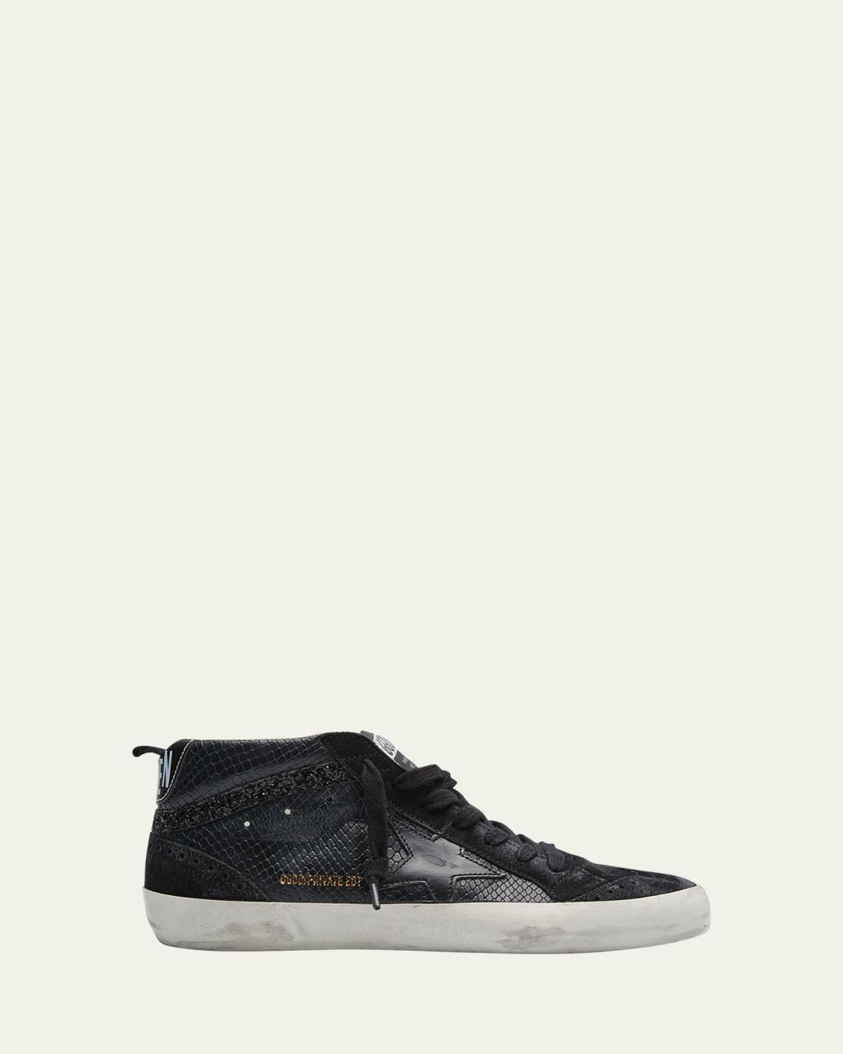 Scarpe Leather High-Top Sneakers