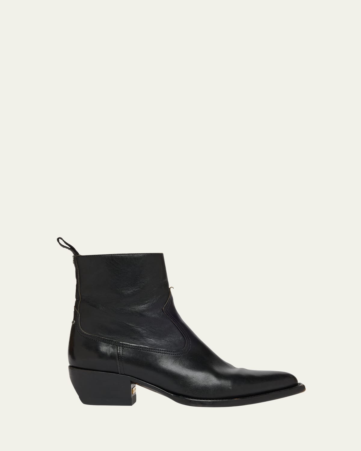 MM6 Maison Margiela Calfskin Leather Western Boots