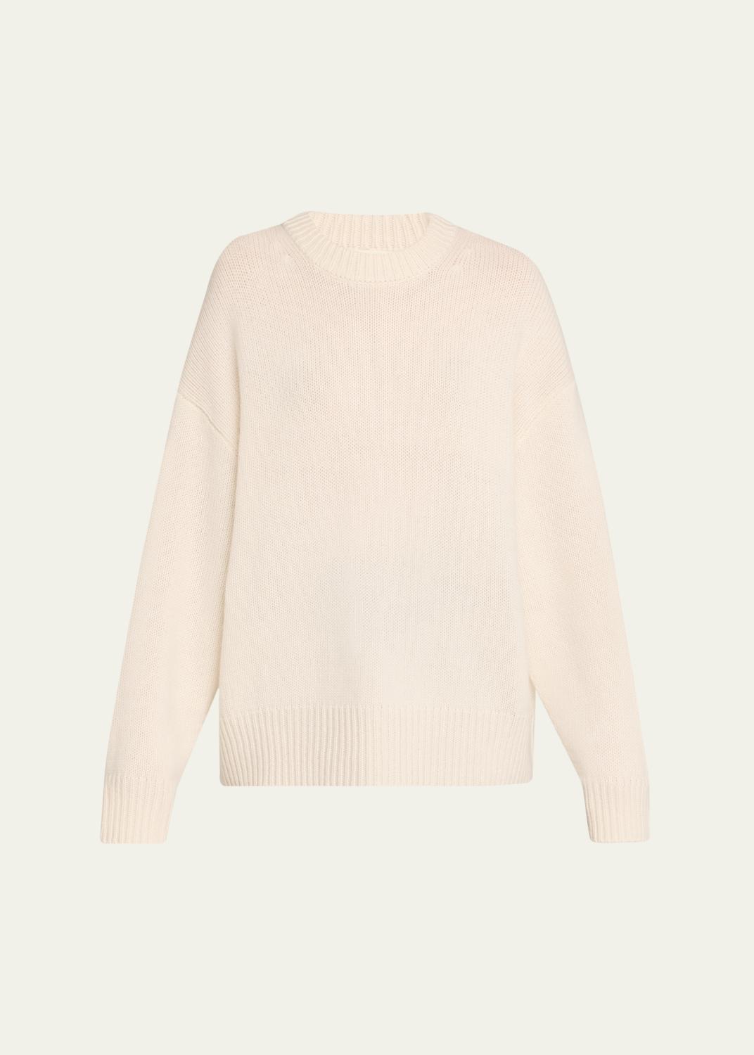 Lisa Yang Mila Cashmere Crewneck Sweater - Bergdorf Goodman