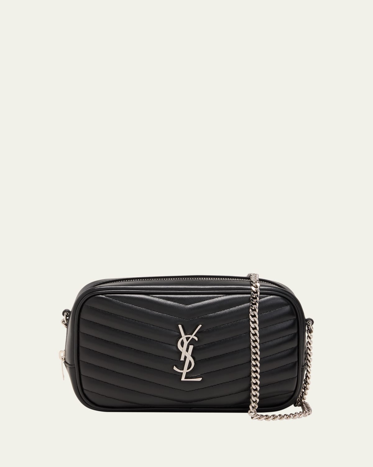 【関税＆送料込み】Saint Laurent Smallleathergoods Saint Laurent Lou Mini YSL Camera Bag in Smooth Quilted