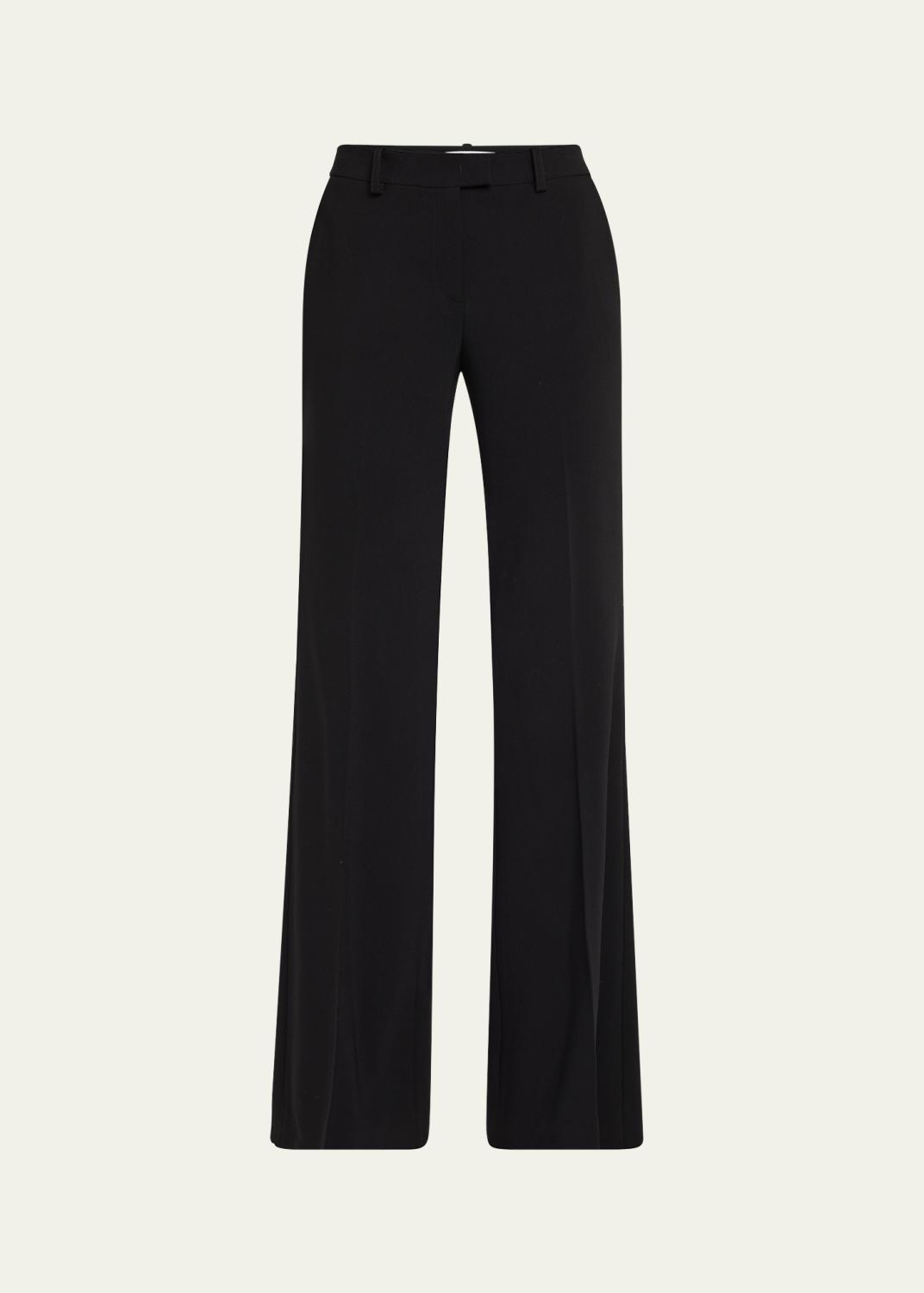 Michael Kors Collection Haylee Flare-Leg Stretch Wool Trousers