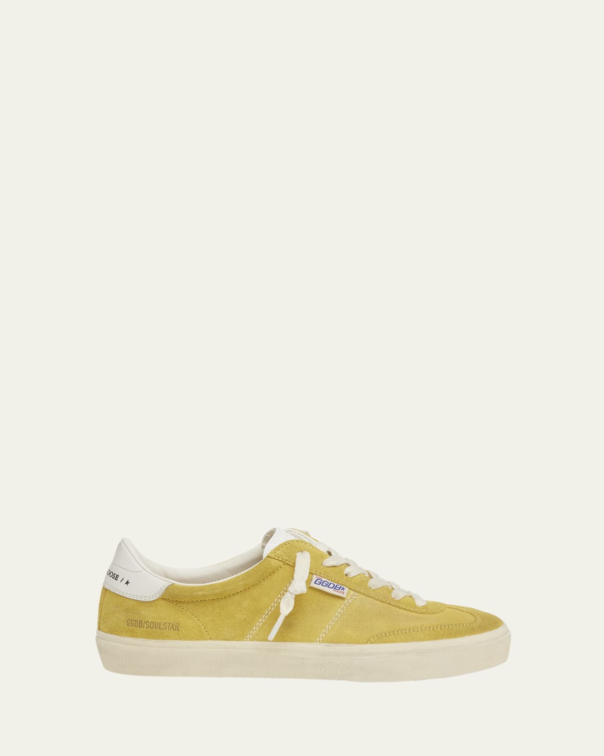Metallic Leather Low Top Sneakers