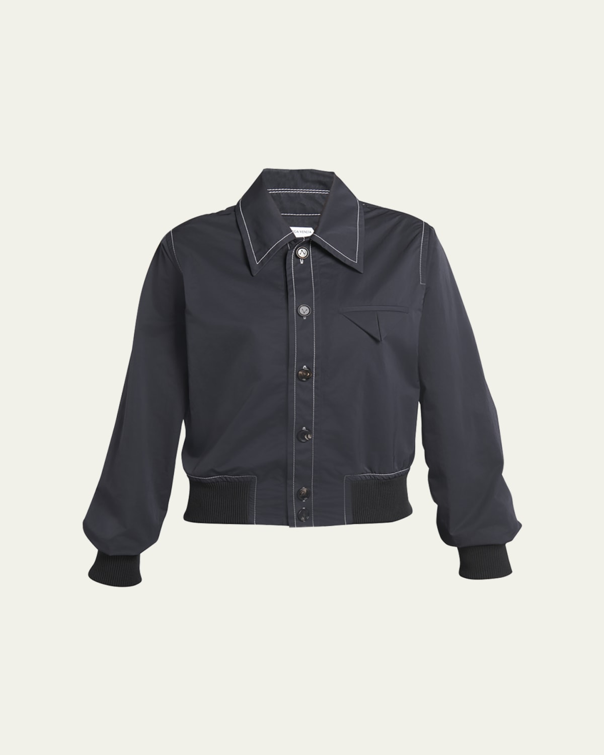 Givenchy Cropped Varsity Bomber Jacket - Bergdorf Goodman