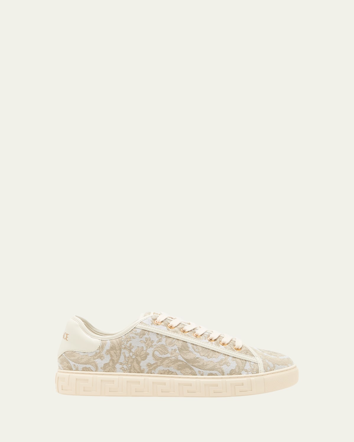 Versace Men's Odissea Leather Low-Top Sneakers - Bergdorf