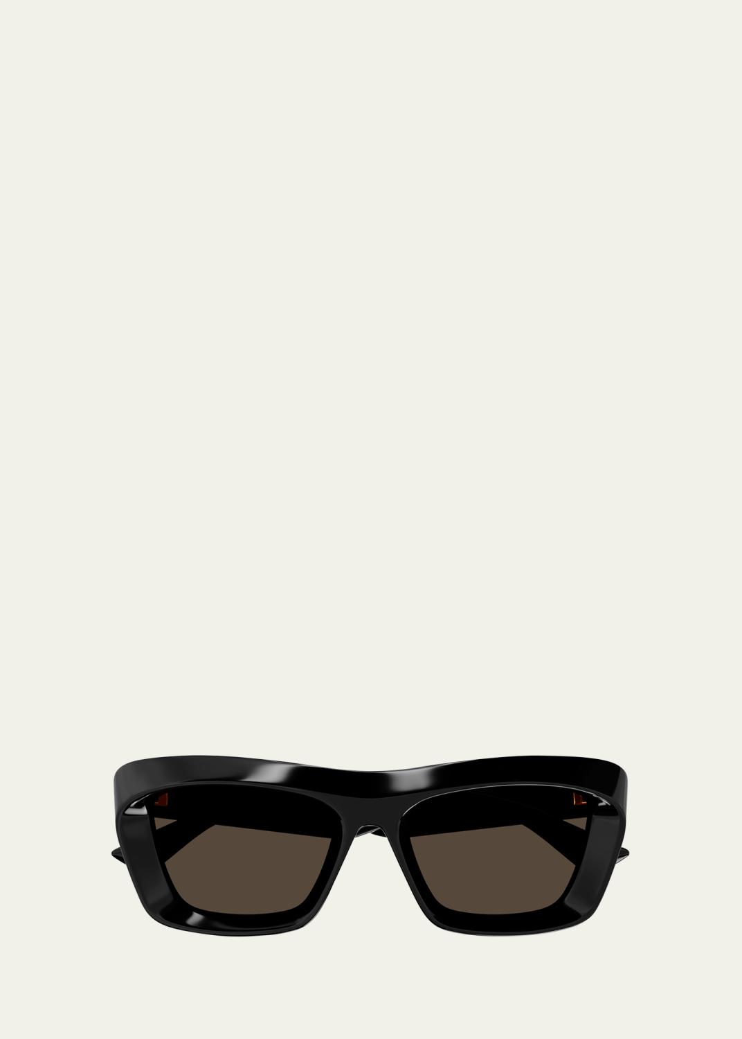 Moncler Avionn Mirrored Metal & Acetate Shield Sunglasses  display picture 3