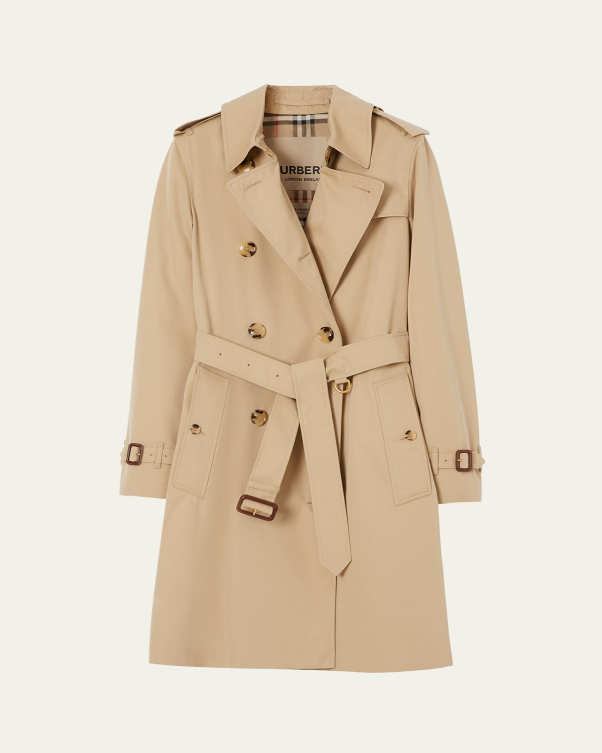 Burberry Haltye Cropped Gabardine Trench Jacket - Bergdorf Goodman