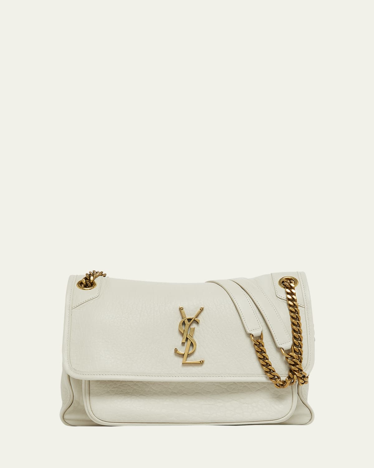 Saint Laurent Kate 99 Mini YSL Leopard Shoulder Bag in Pony