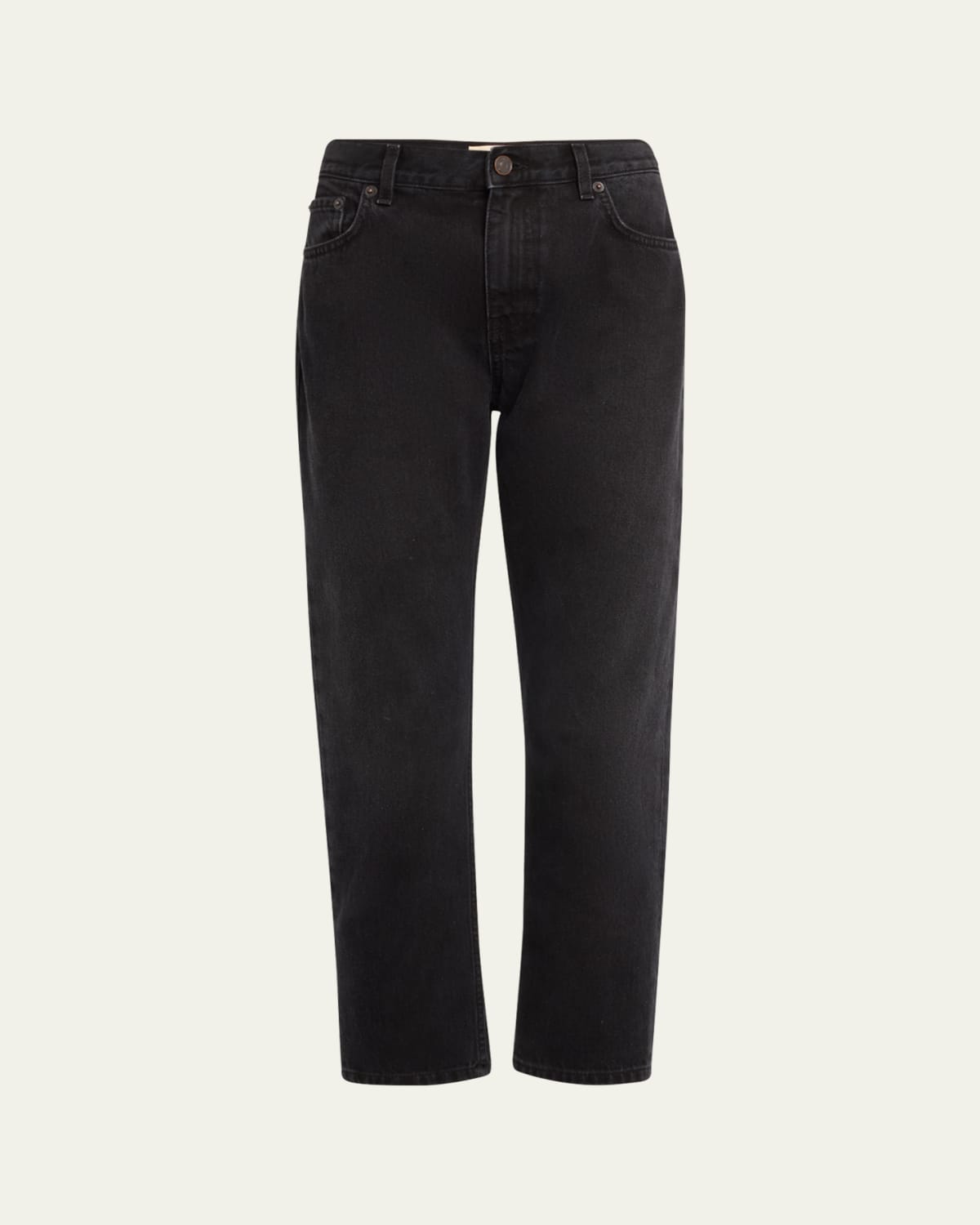 ALAIA Straight-Leg Denim Pants - Bergdorf Goodman