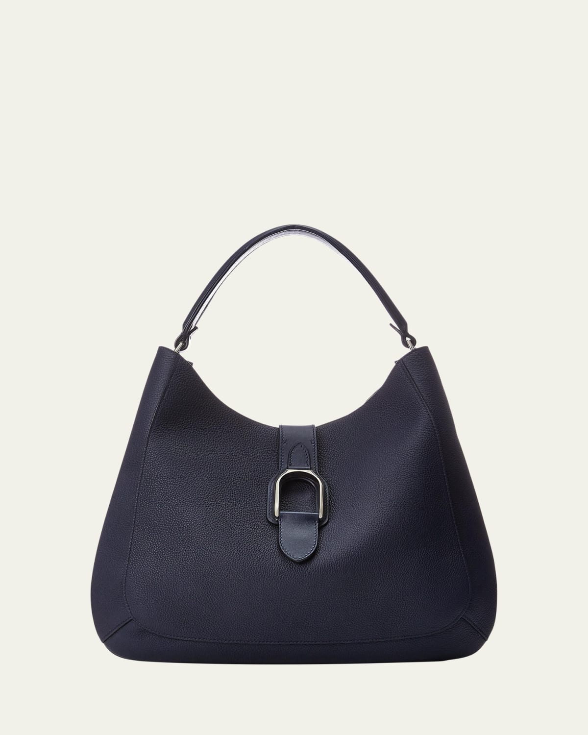 Mini VLOGO Moon Leather Hobo Bag