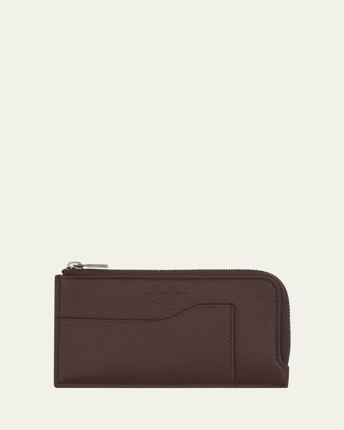 Loro Piana Men's Ostrich Leather Card Holder - Bergdorf Goodman