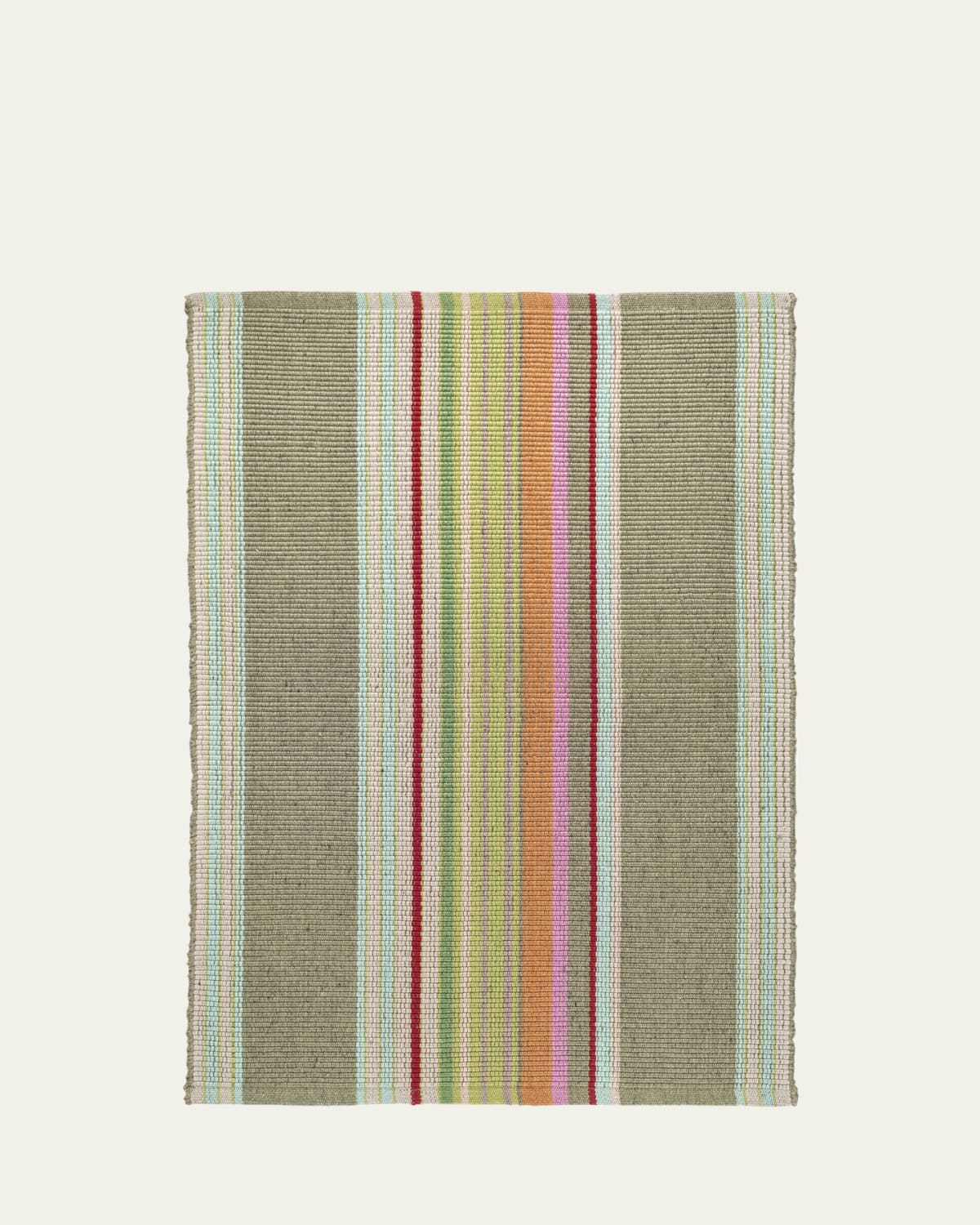 Annie Selke Mainsail Yellow Handwoven Indoor/Outdoor Rug, 3' x 5
