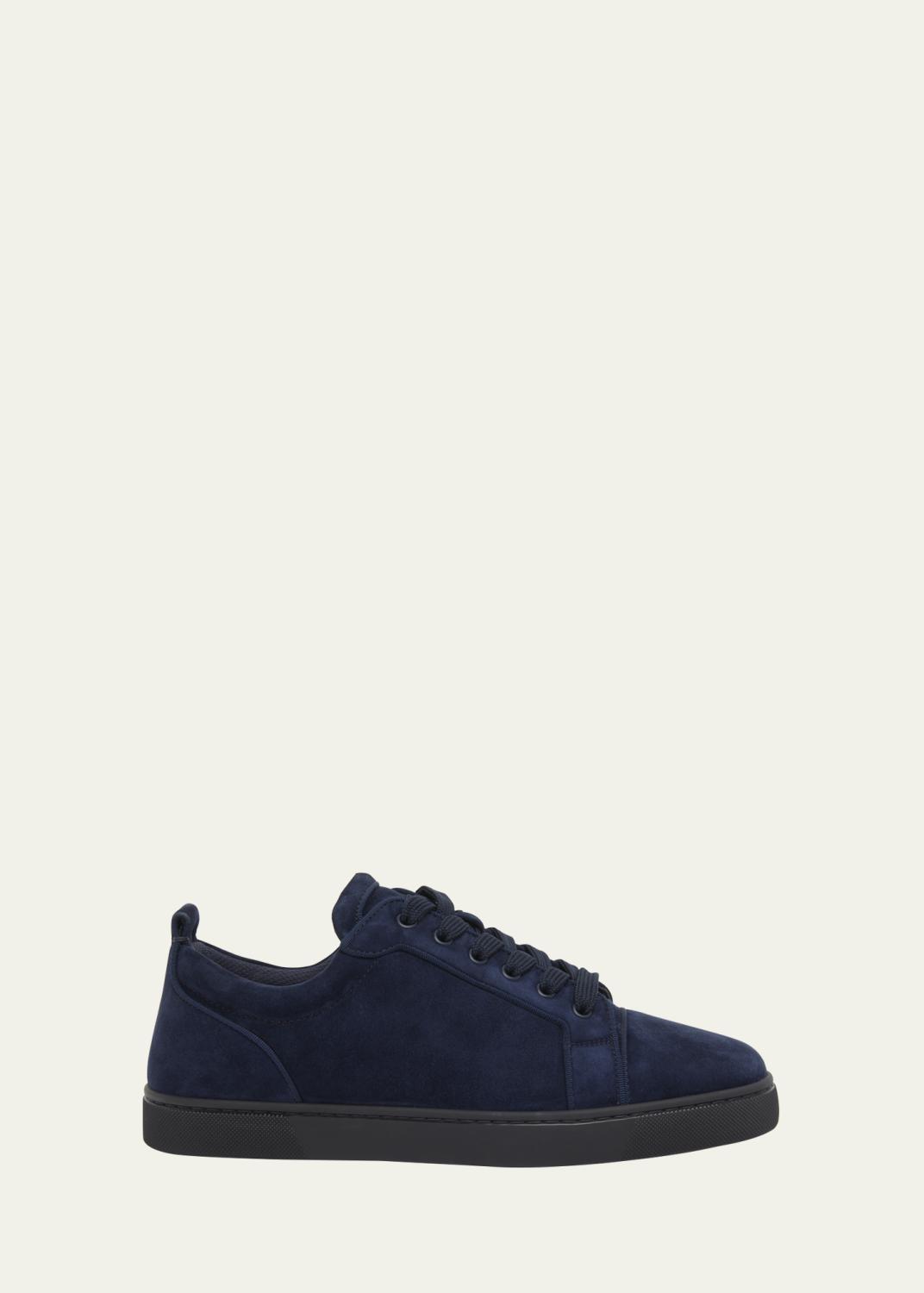 Christian Louboutin Men's St Louis Suede Slip-On Sneakers