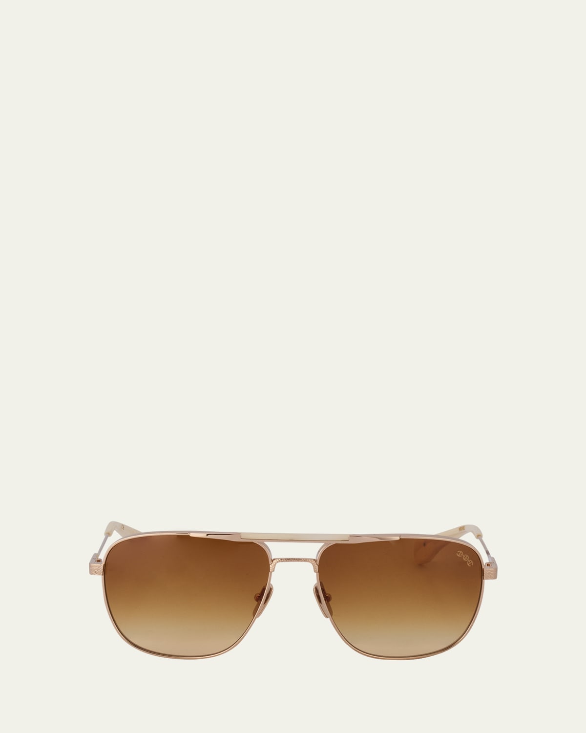 Max Mara Lee Mirrored Square Metal Sunglasses - Bergdorf Goodman