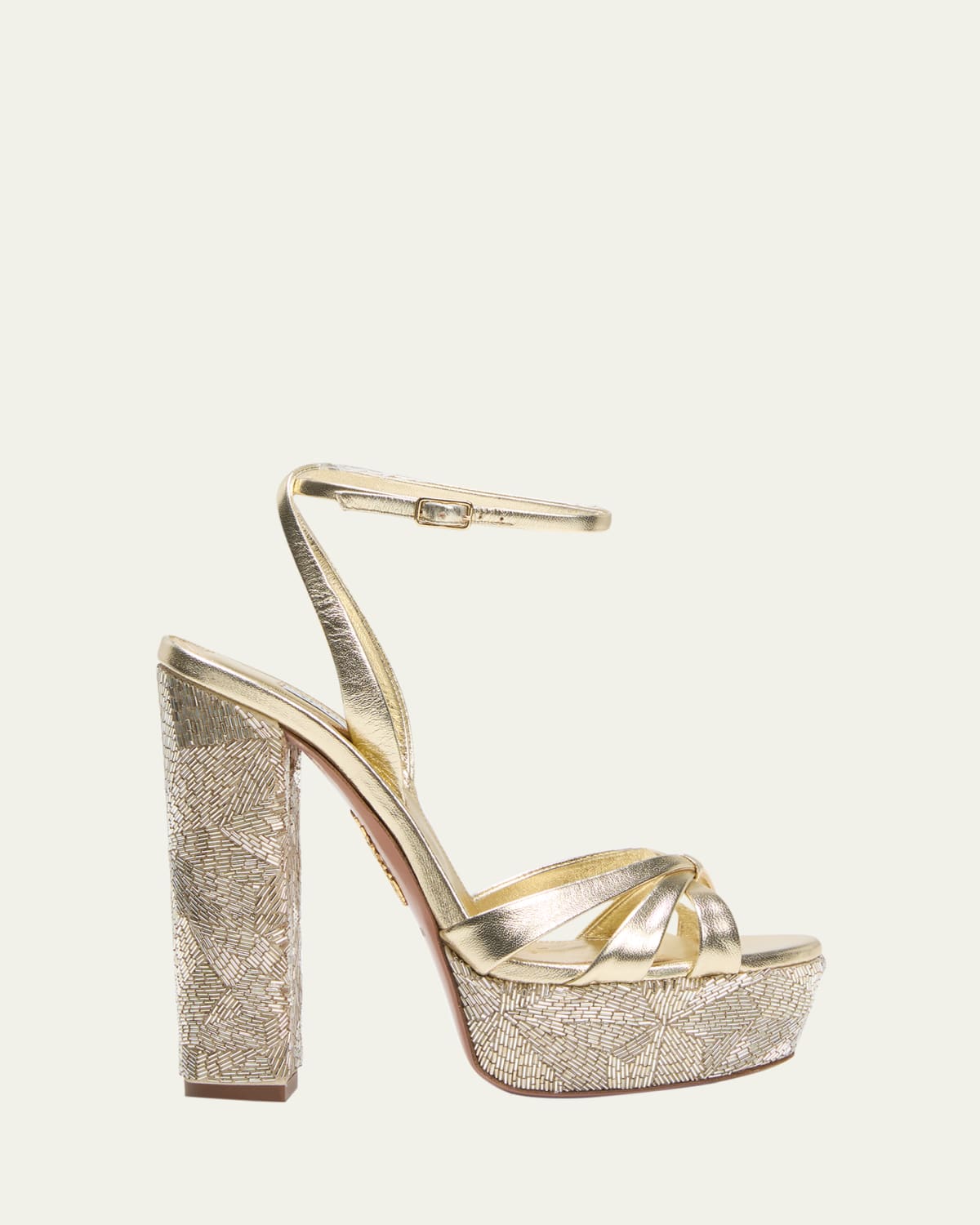Cassia Silk Red Sole Platform Ballerina Pumps