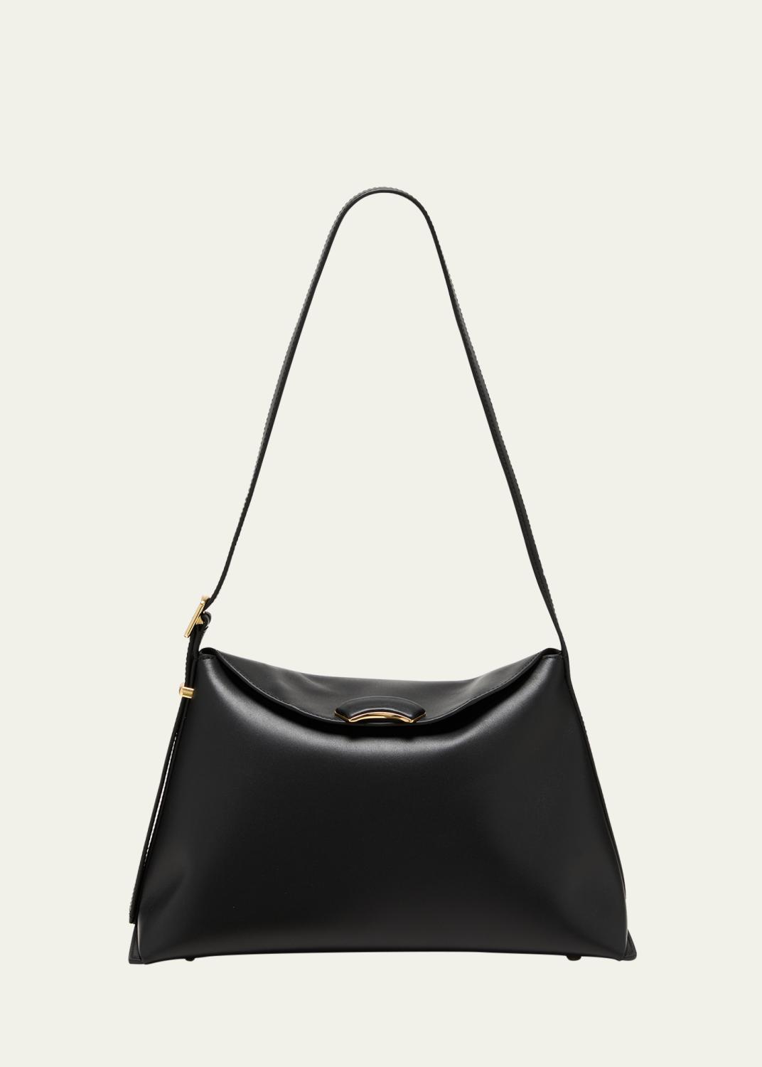 3.1 Phillip Lim ID Petite Soft Metallic Leather Shoulder Bag