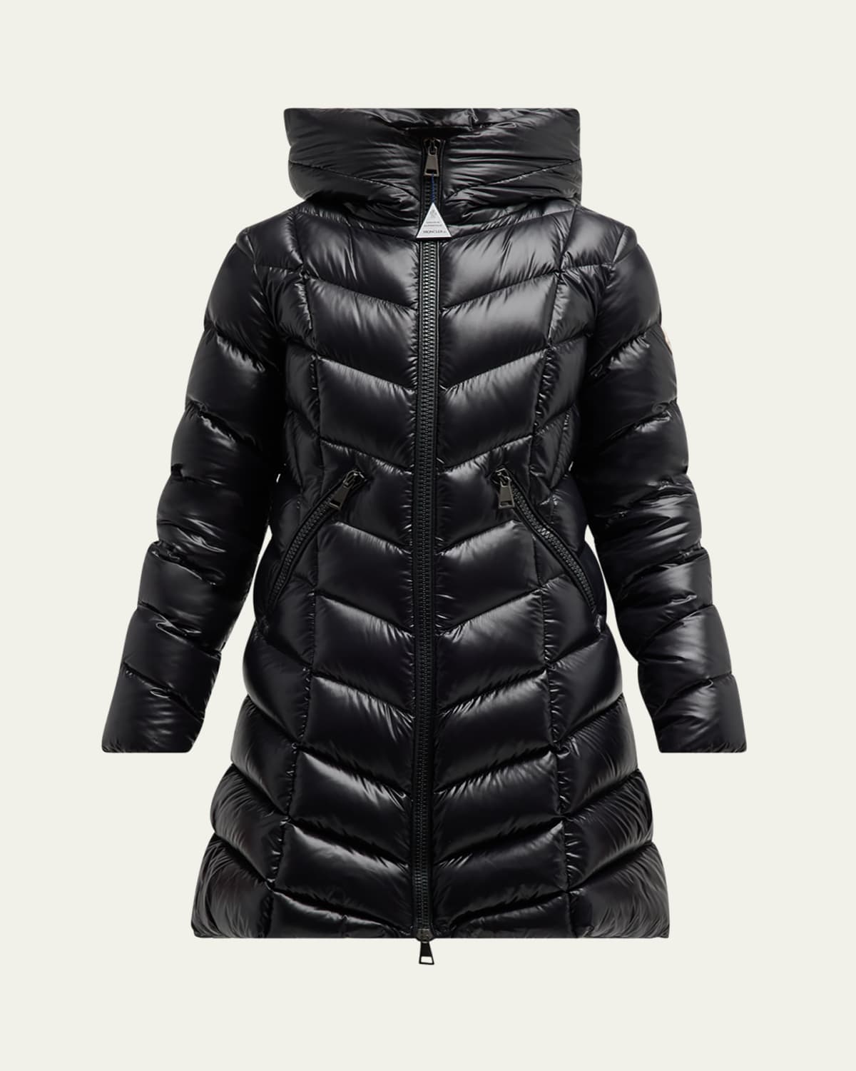 Moncler Maire Shiny Puffer Jacket with Removable Hood - Bergdorf
