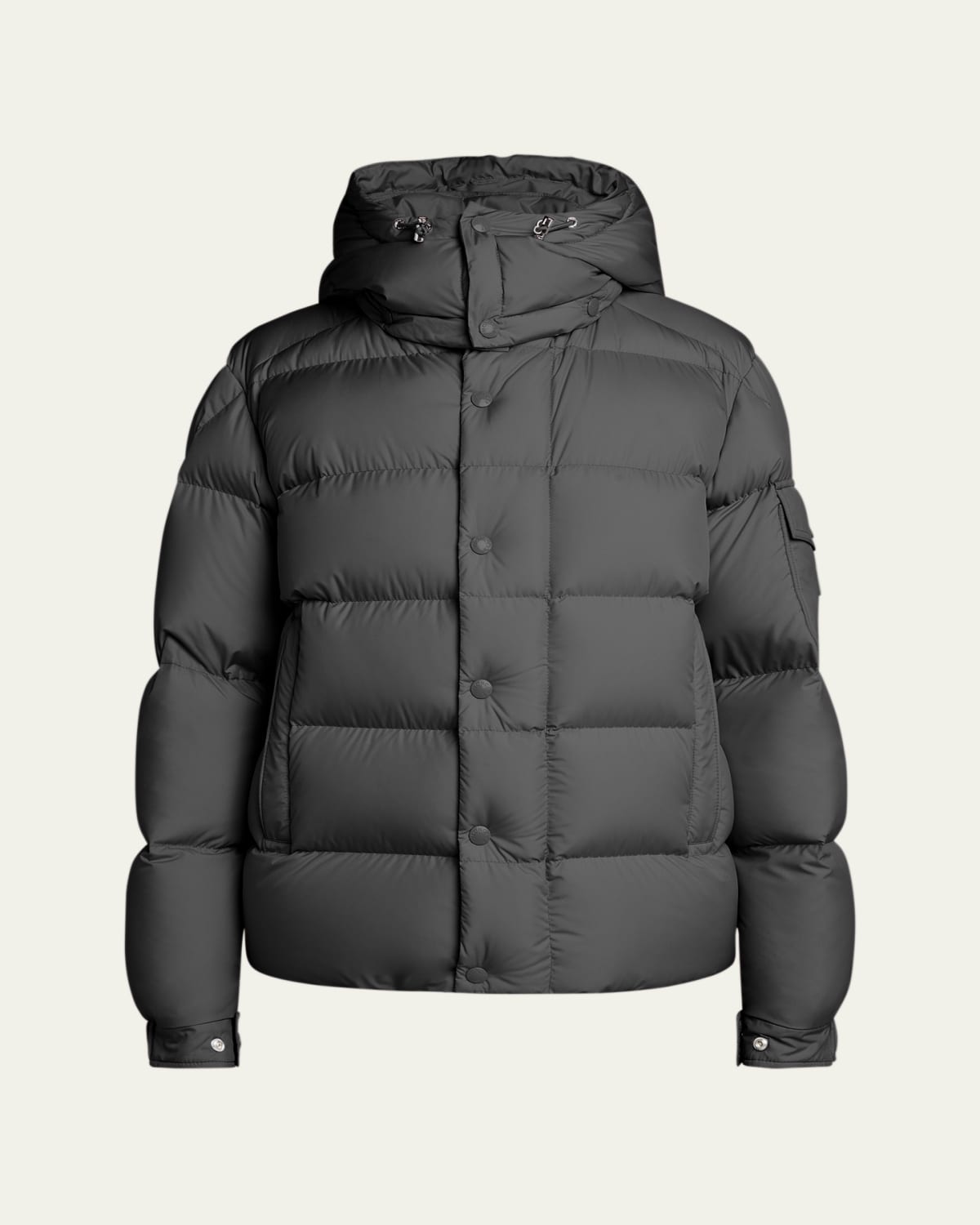 Moncler Avoce Hooded Puffer Jacket with Elastic Belt - Bergdorf
