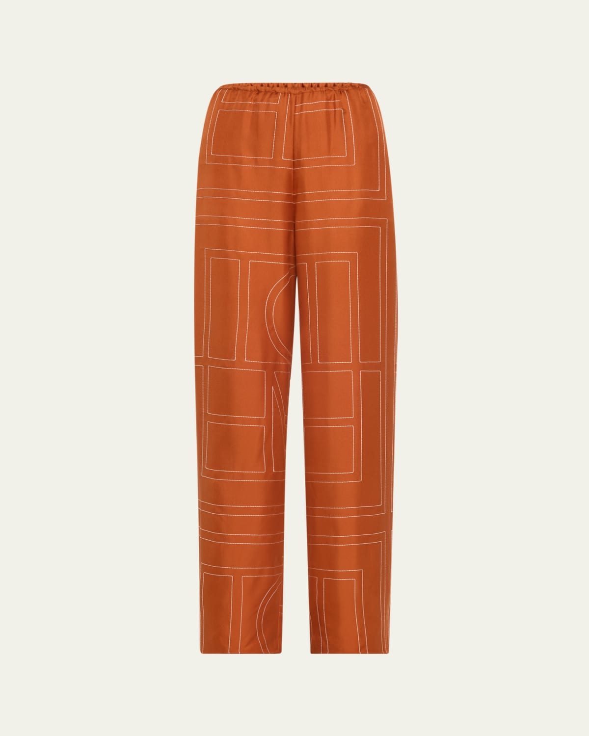 Seine Wide-Leg Cashmere Drawstring Pants