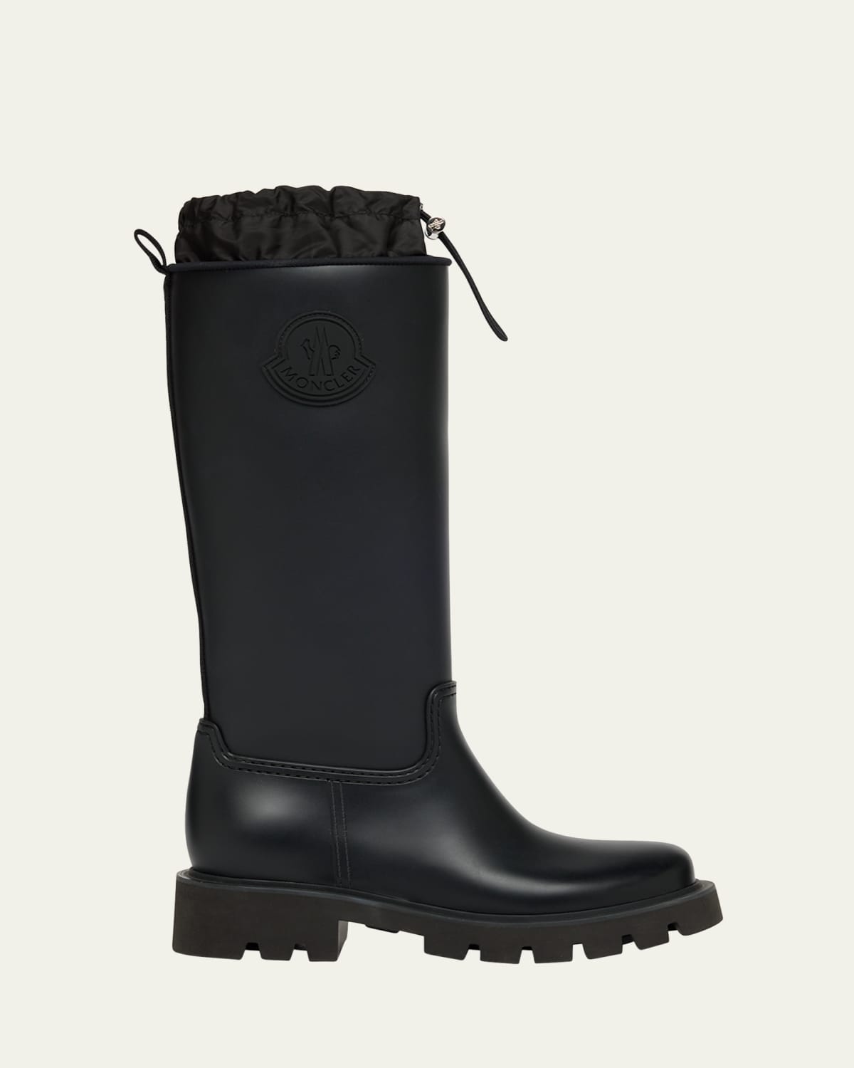 ブーツその他 MONCLER WOMEN Kickstream High Rain Boots Brown Kickstream Rain Boots - Moncler | WE IN STYLE
