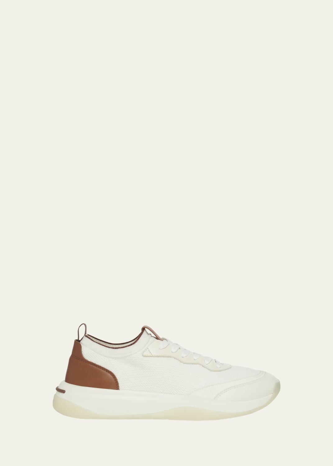 Loro Piana Soho Walk Nubuk Sneakers - Bergdorf Goodman