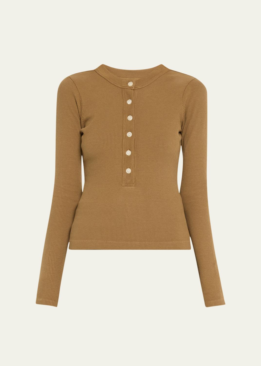 Kule The Sela Waffle-Knit Top - Bergdorf Goodman
