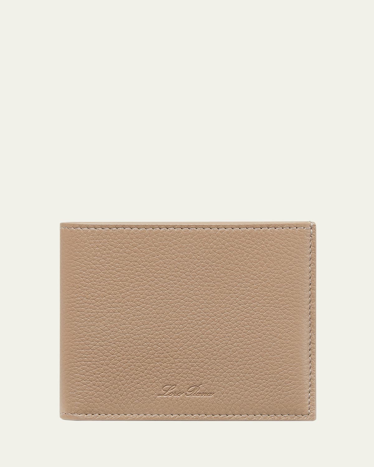 Loro Piana Men's Ostrich Leather Card Holder - Bergdorf Goodman