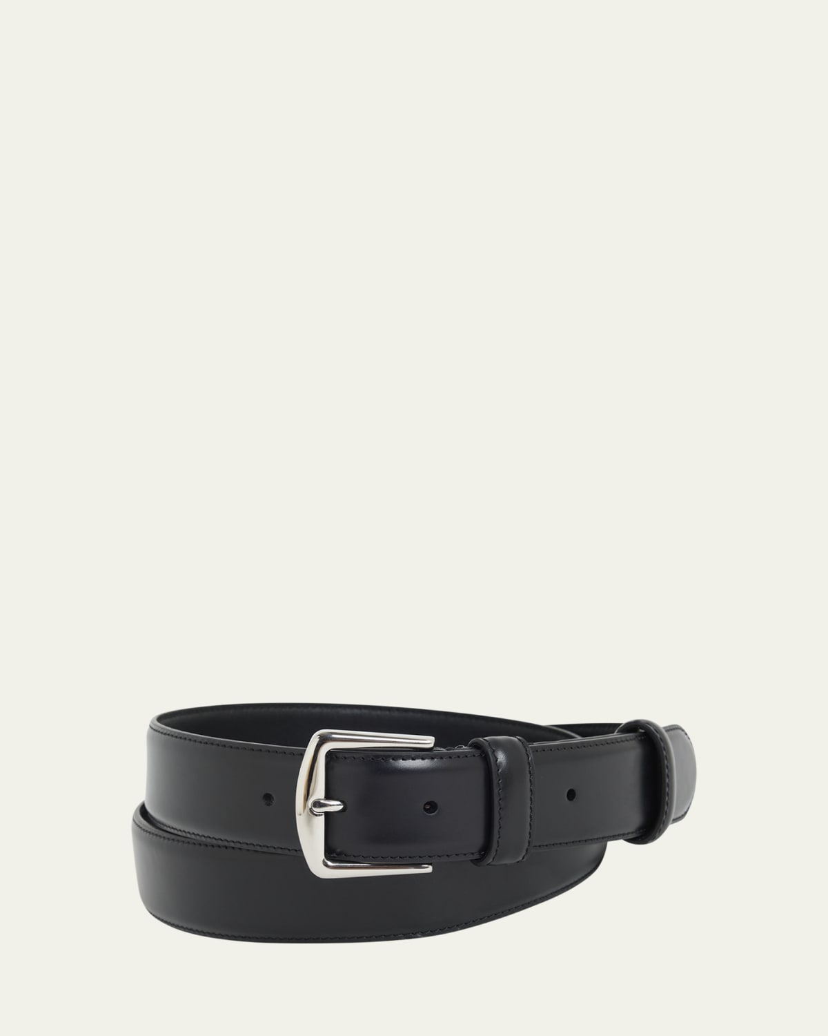 Loro Piana ブラックレザーベルト 90/36 bg_4861172_100106_m