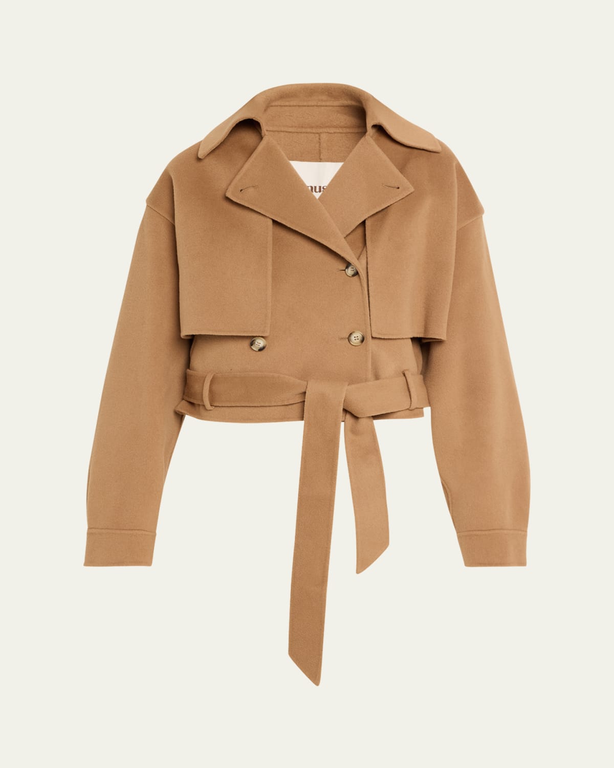Gary Cashmere-Blend Short Coat