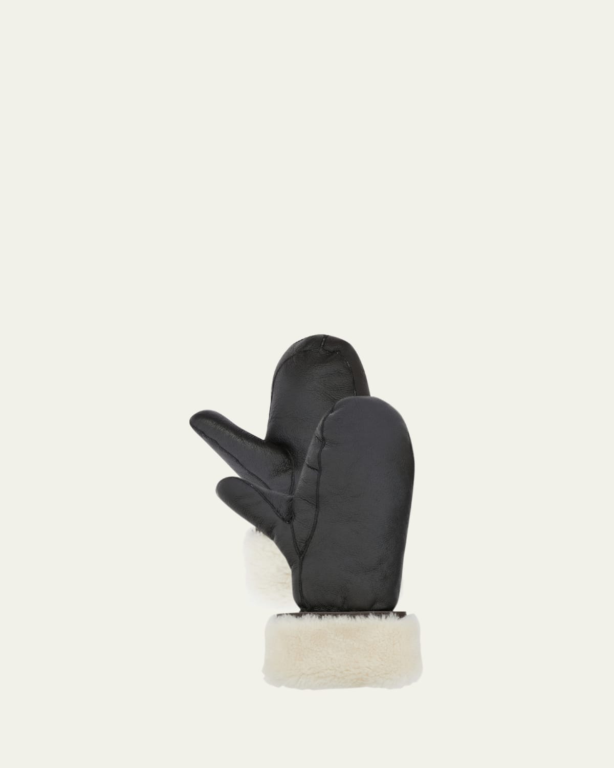 Miu Miu Logo Zip Napa Leather Gloves - Bergdorf Goodman